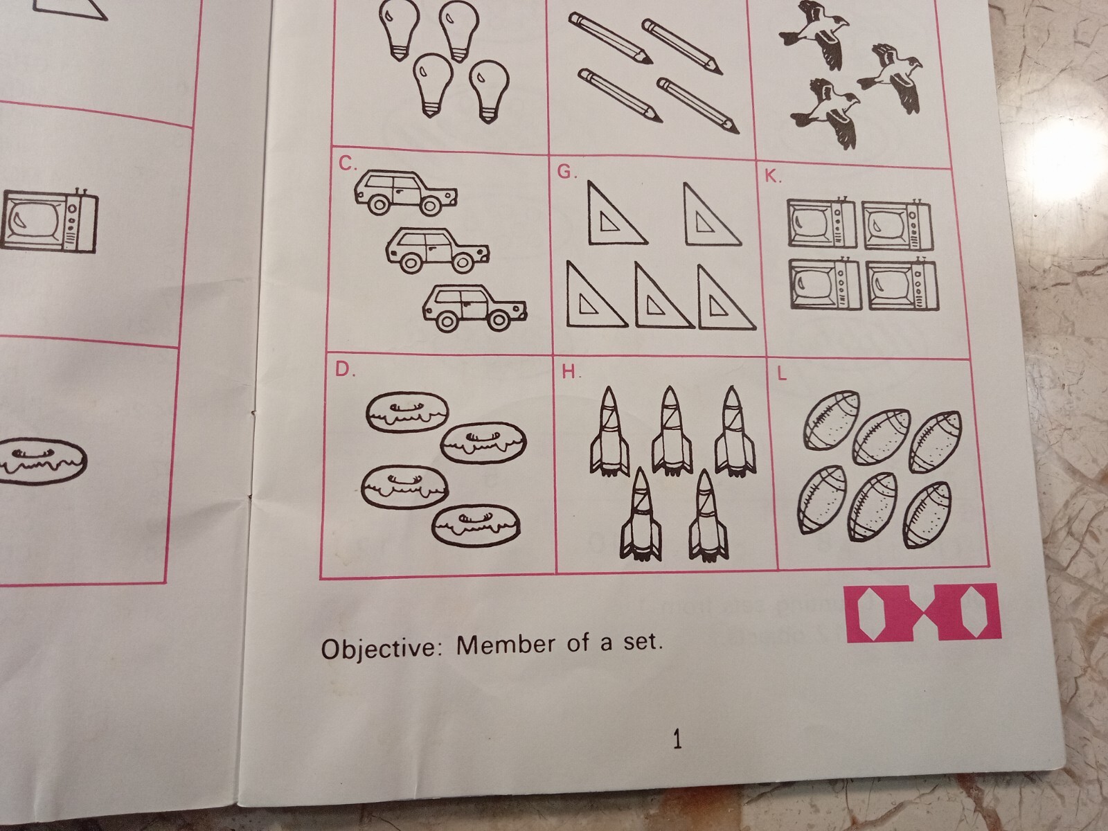 THINK-IT-THROUGH Math 1 Numbers Numeration 3060 Ages 5+ VTG 1990 Discovery Toys