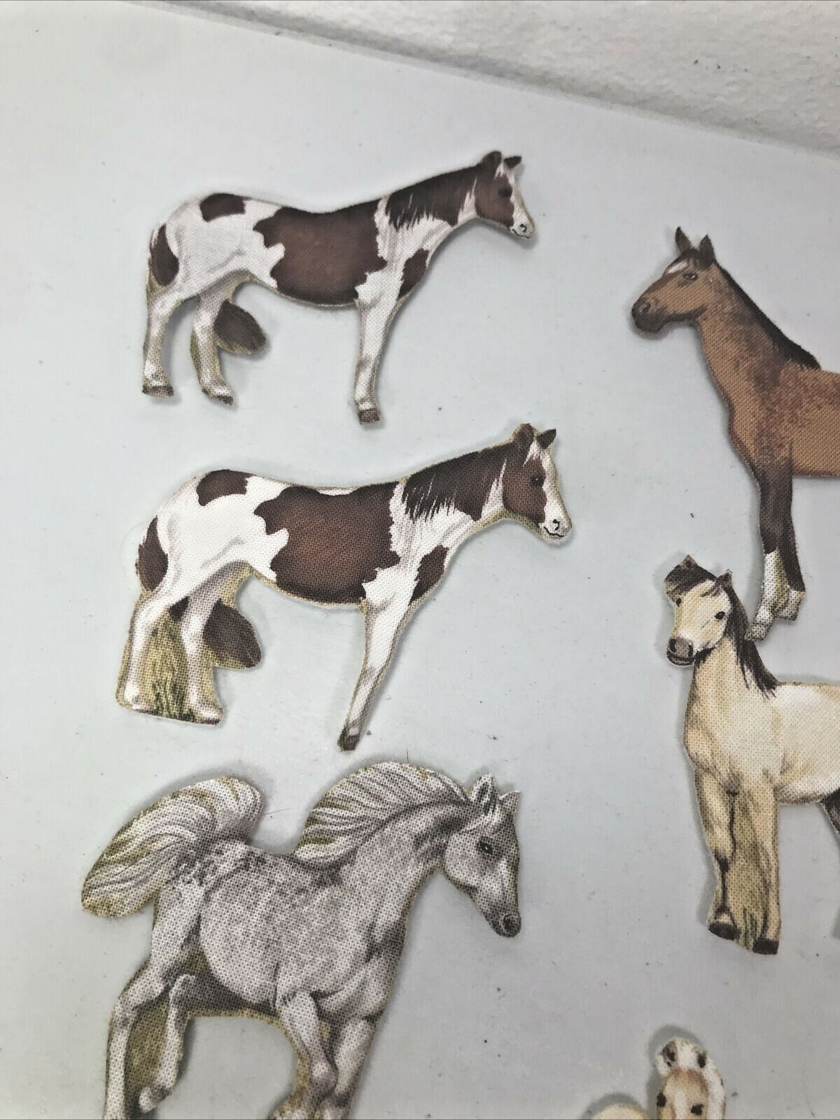 Horse Pony Felt Flannel Pellon Pieces For Storyboard Education Lot Of 6