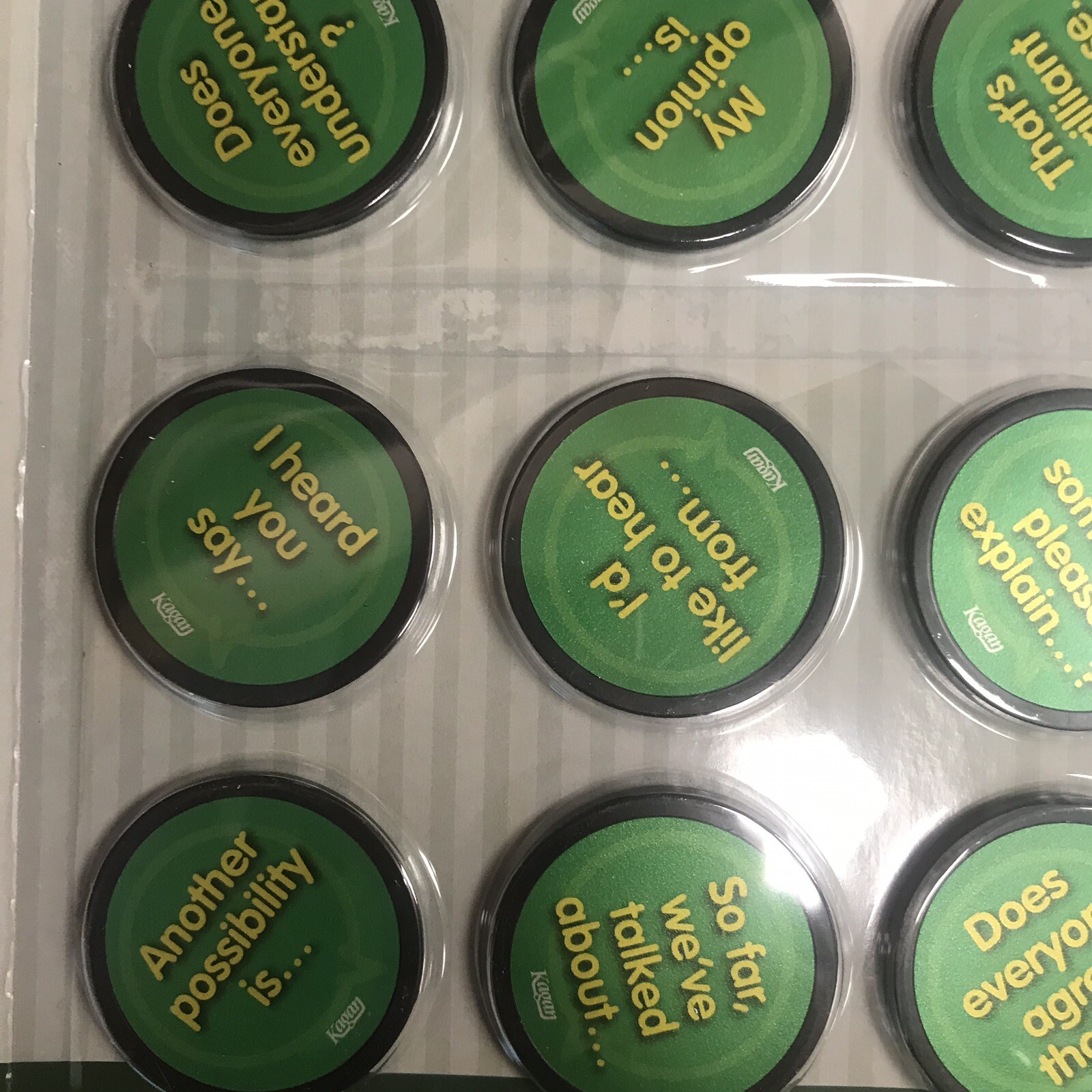 Kagan Cooperative Learning Discussion Chips Green Good For Any Subject New