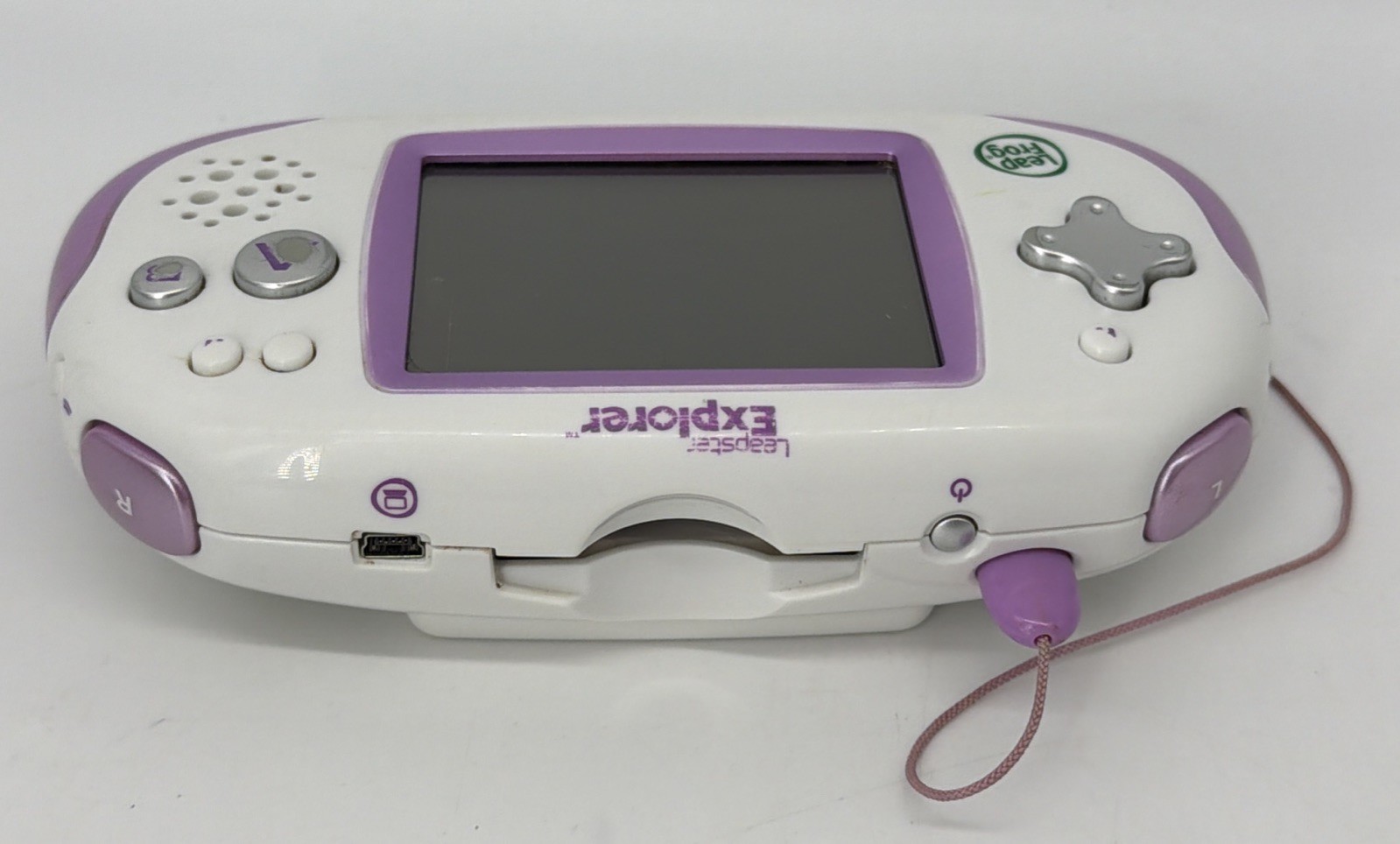 Leapfrog Leapster Explorer Purple Learning Handheld System & 1 Game iSpy TESTED