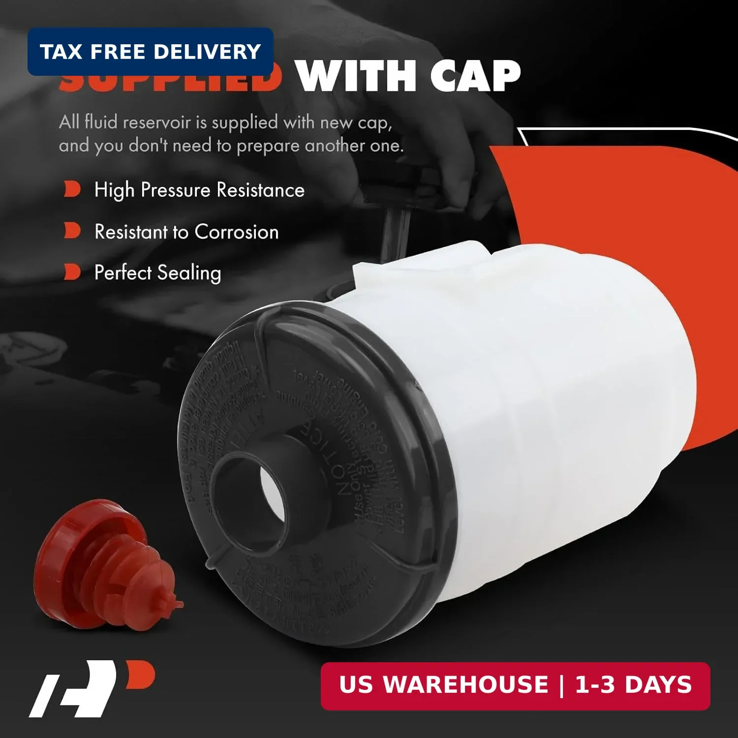 A-Premium Power Steering Reservoir/Tank with Cap Compatible with Honda Accord 20