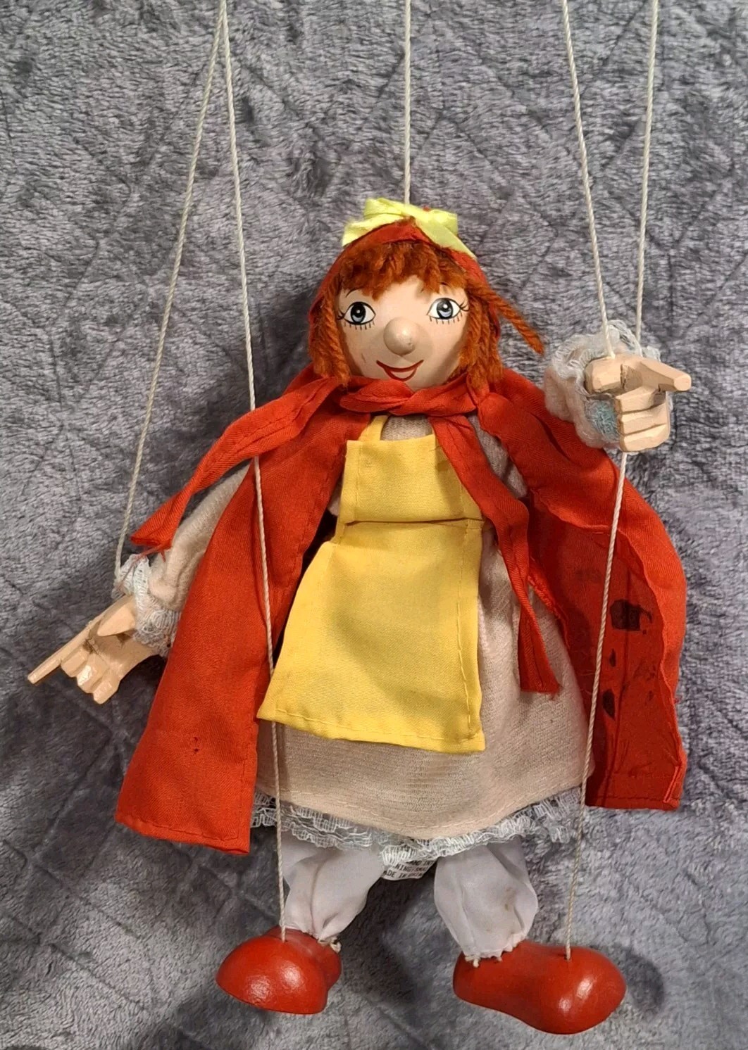 Fairyland International Marionette Little Red Riding Hood String Puppet Fairytal