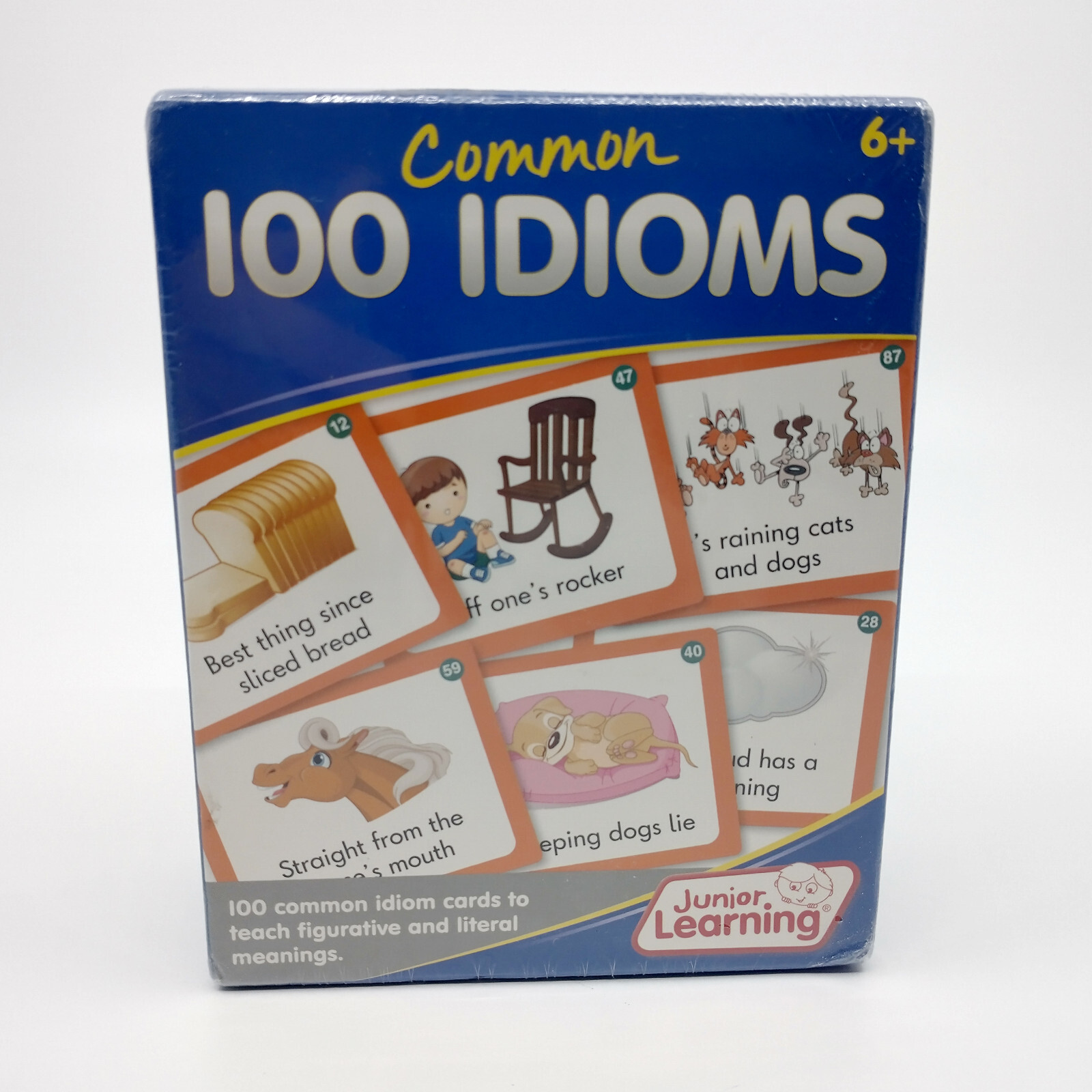 100 Common Idioms Cards by Junior Learning – Teach Figurative Language
