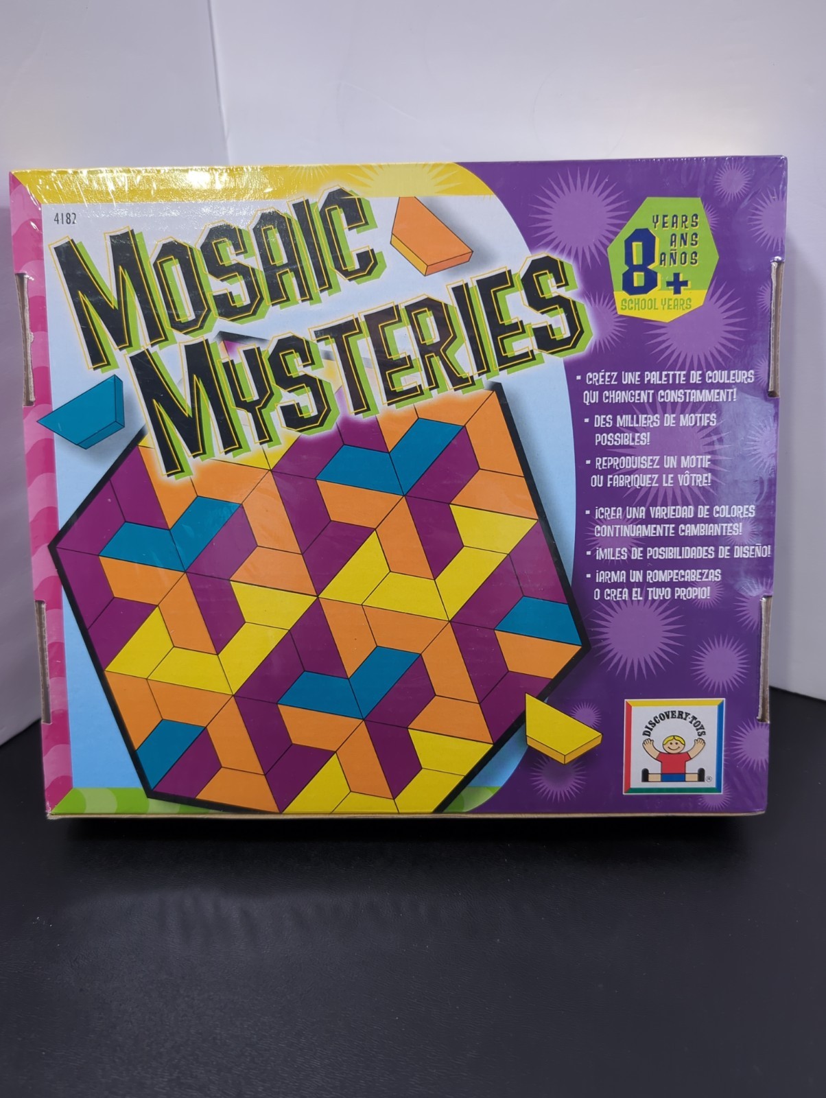 Discovery Toys Mosaic Mysteries Creative Puzzle 4182 Ages 8+ Sealed NIP 2008 NEW