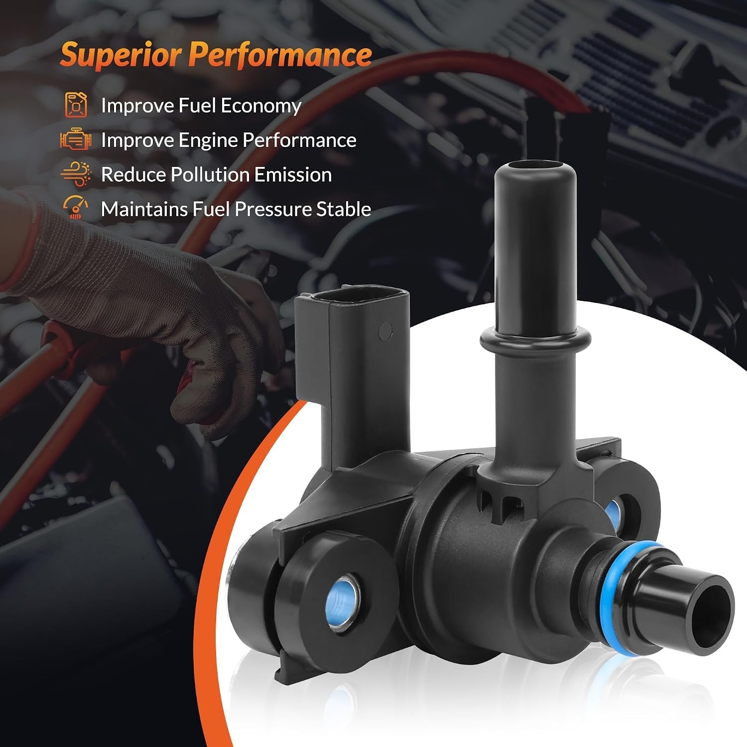 Vapor Canister Purge Solenoid Valve Emission For Ford Edge Escape Explorer F150