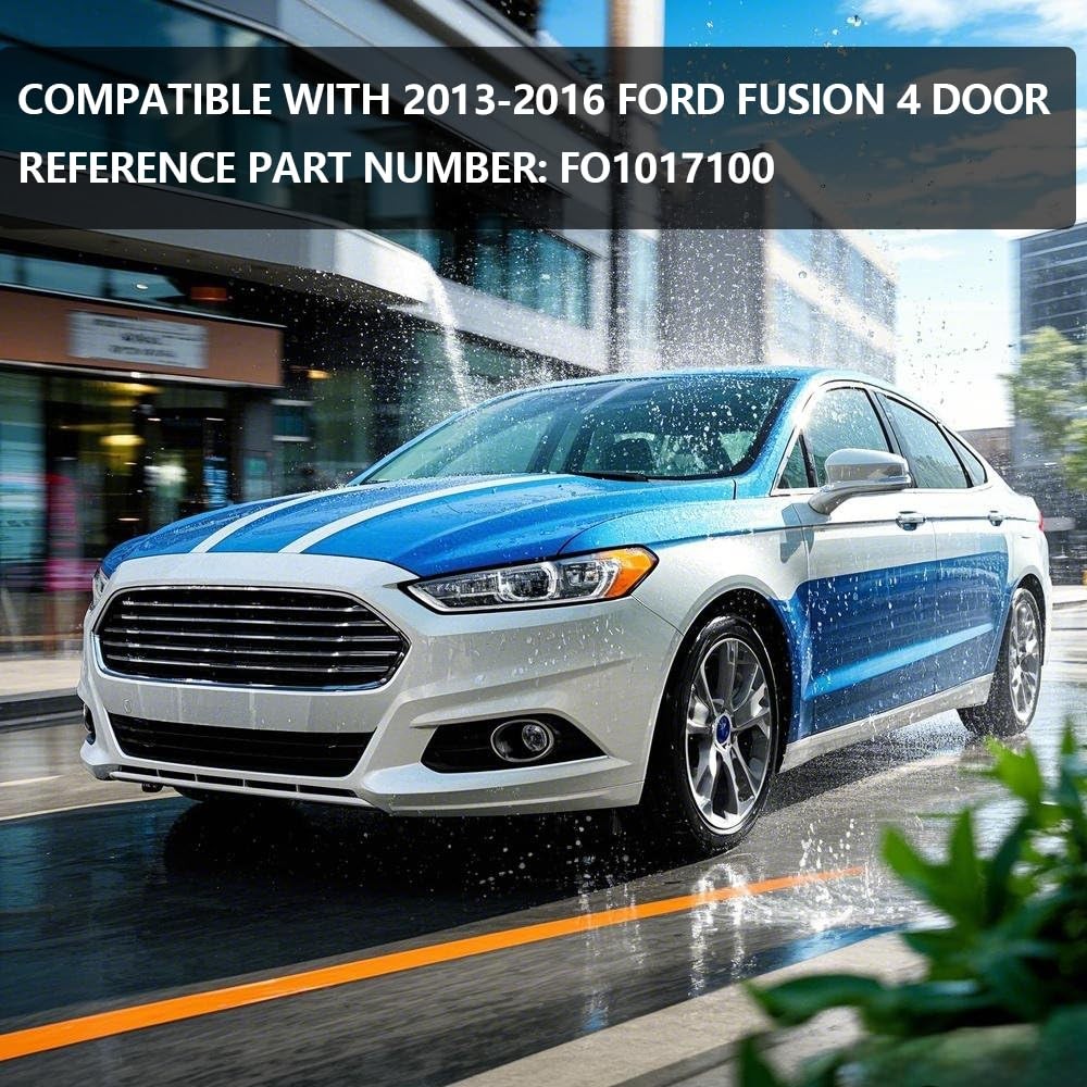 PIT66 Front Lower Air Dam Deflector Fit Ford Fusion 2013-2016 | Front Bumper Low