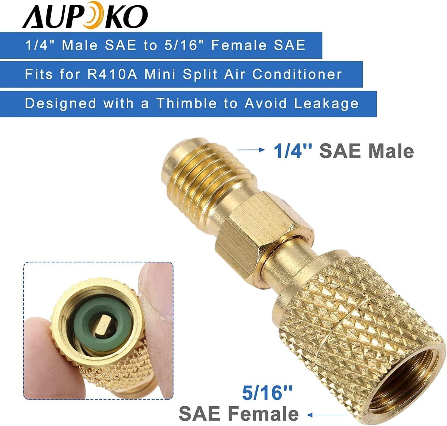 R134A Recharge Hose Kit with Gauge, 59” AC Refrigerant Recharging Hose with …
