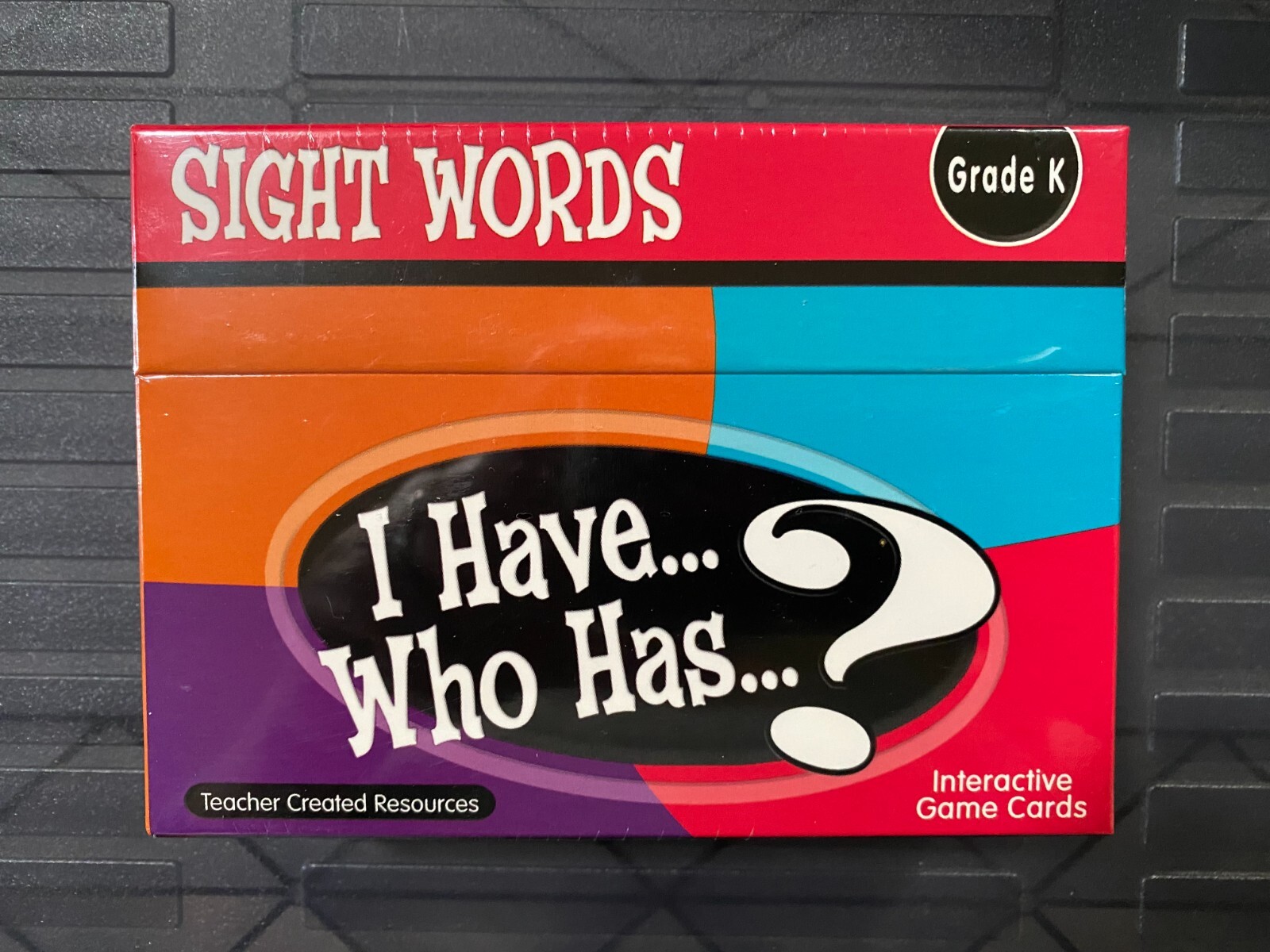 Teacher Created Resources I Have Who Has Sight Words Game Grade K (TCR7868)