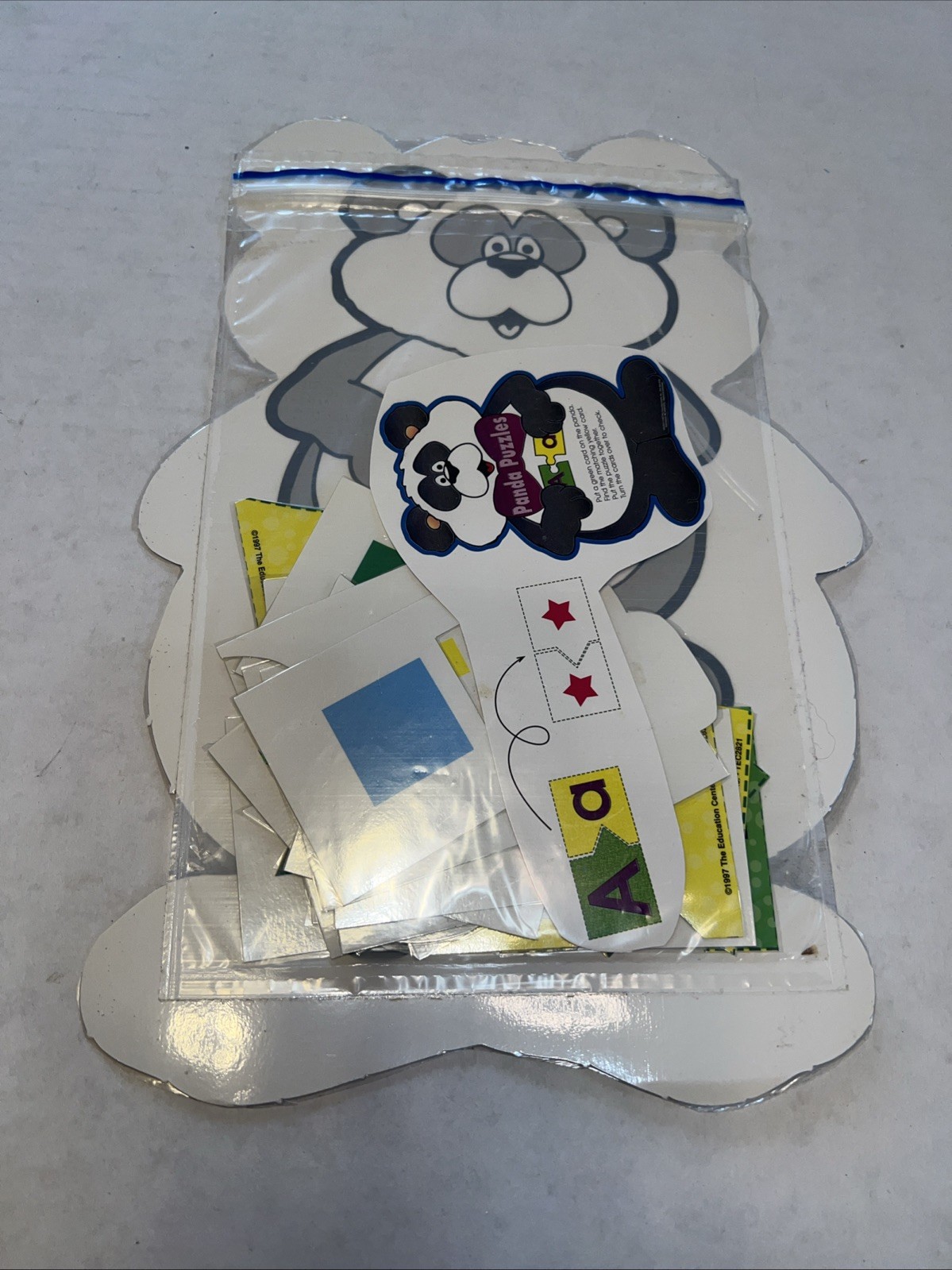Panda Puzzles Grades K-1 Alphabet Matching Game
