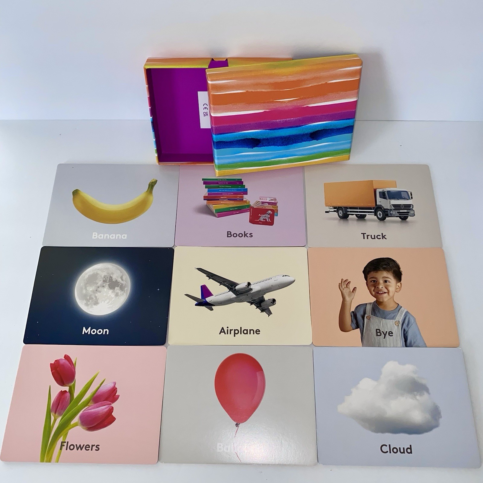 Lovevery Things I See Textured Flash Cards Set with Box from Inspector Play Kit