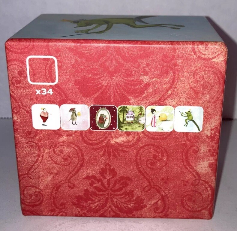 IKEA KVACK Memory & Matching Game – fairy tales – frog/princess/wolf 3.25”-C