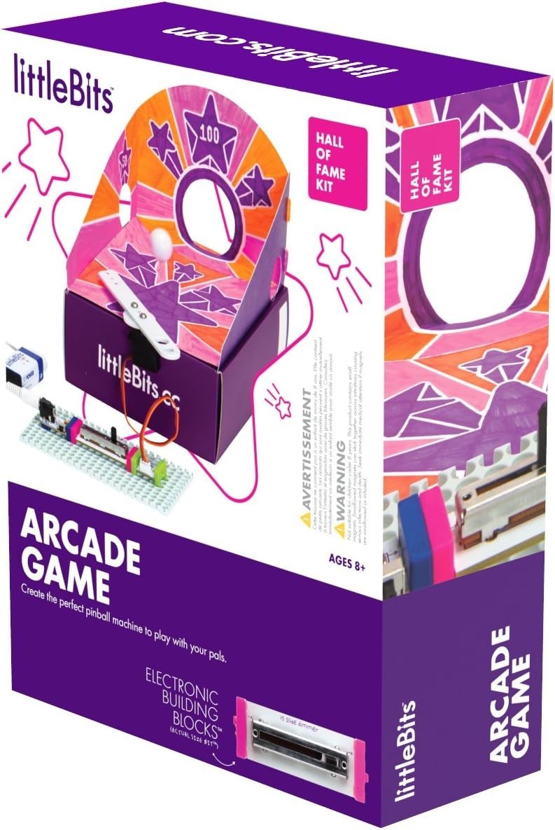 littleBits Starter Kit Hall of Fame Arcade Game, Purple