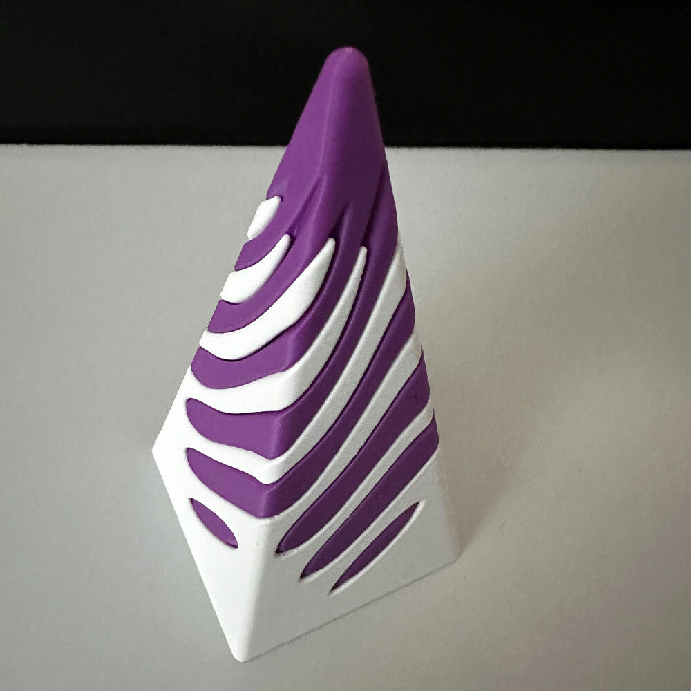 3D Impossible Pyramid Passthrough Sculpture Ancient Art Building Model ET
