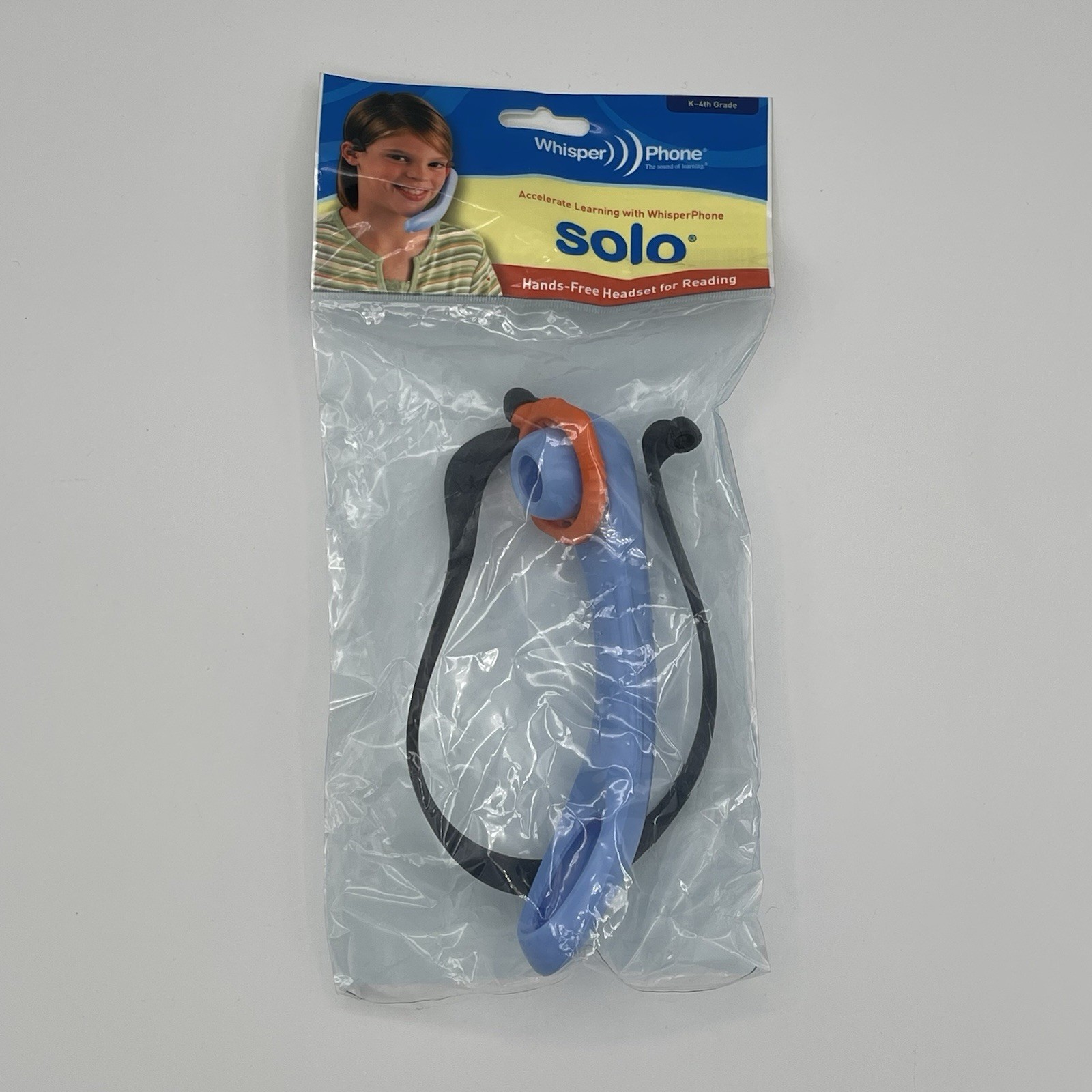 Harebrain WhisperPhone Solo Language Reading Headset Grade K-4th Size Small New