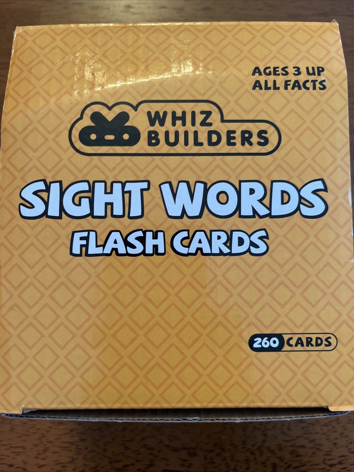 Sight Words Flash Cards Whiz Builders 260 Cards Learn To Read