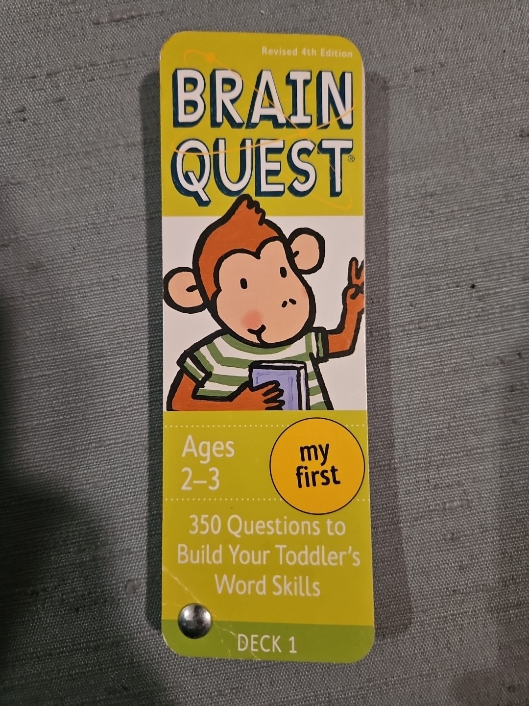 BRAIN QUEST AGES 2-3 OVER 300 QUESTIONS TO ASK TODDLERS