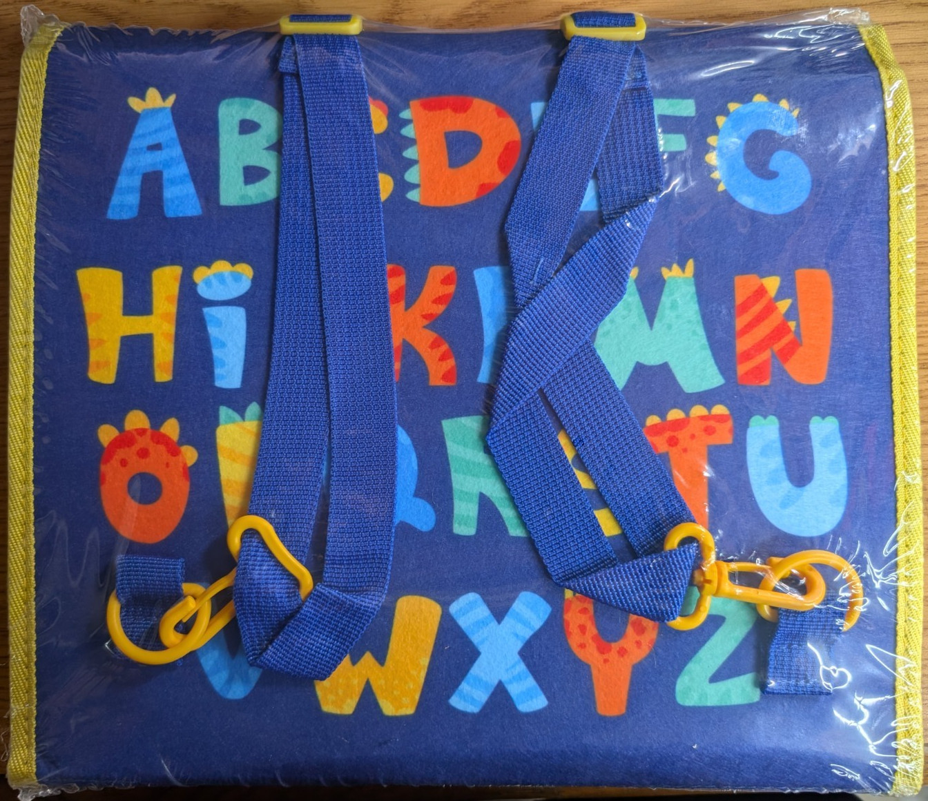 Inklab Backpack Busy Board Board Felt Book Dinosaur Toddler Age 1 – 2 New