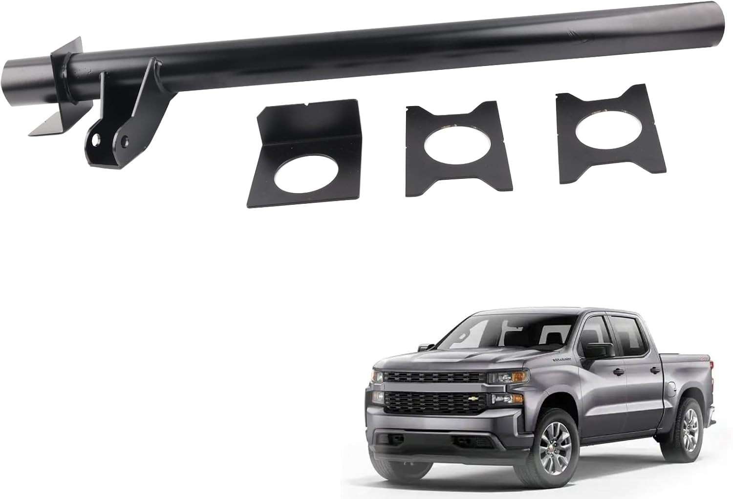 Rear Upper Shock Mount Crossmember Compatible with 2007-2014 Chevy Silverado 15