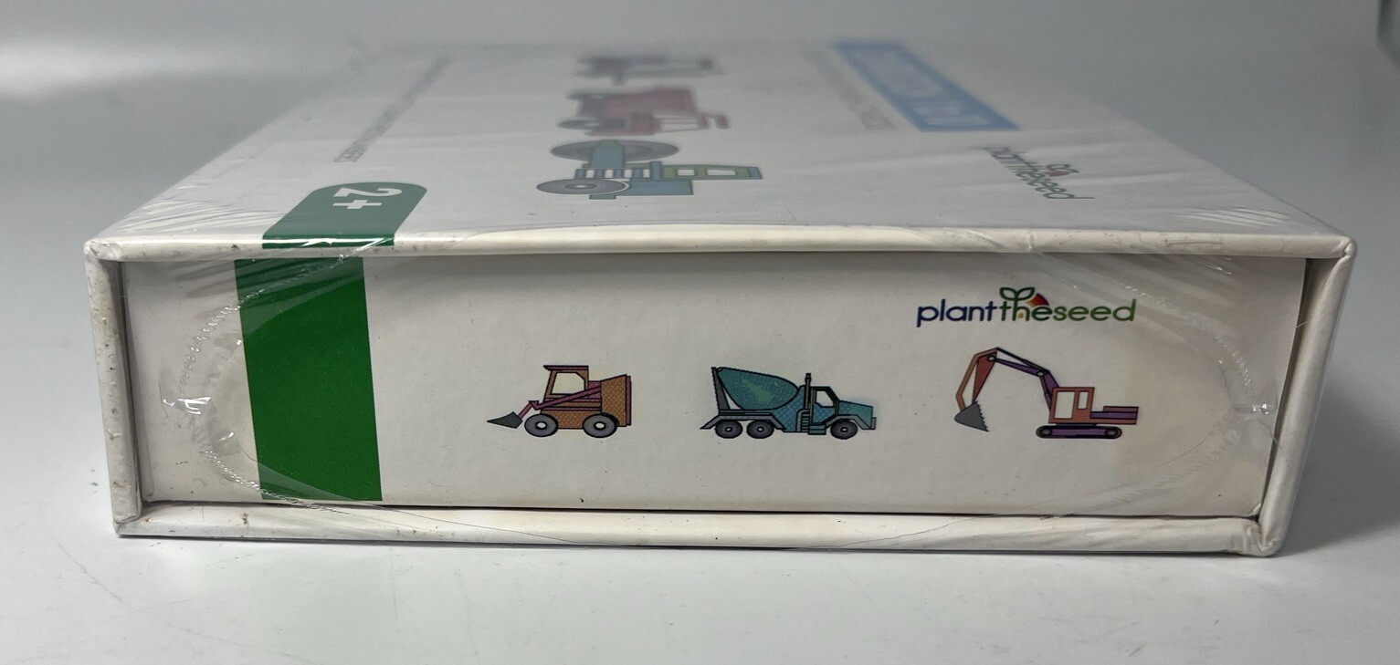CONSTRUCTION 1 TO 10 NEW EDUCATIONAL FLASH CARDS ages 2 up PLANT THE SEED SEALED