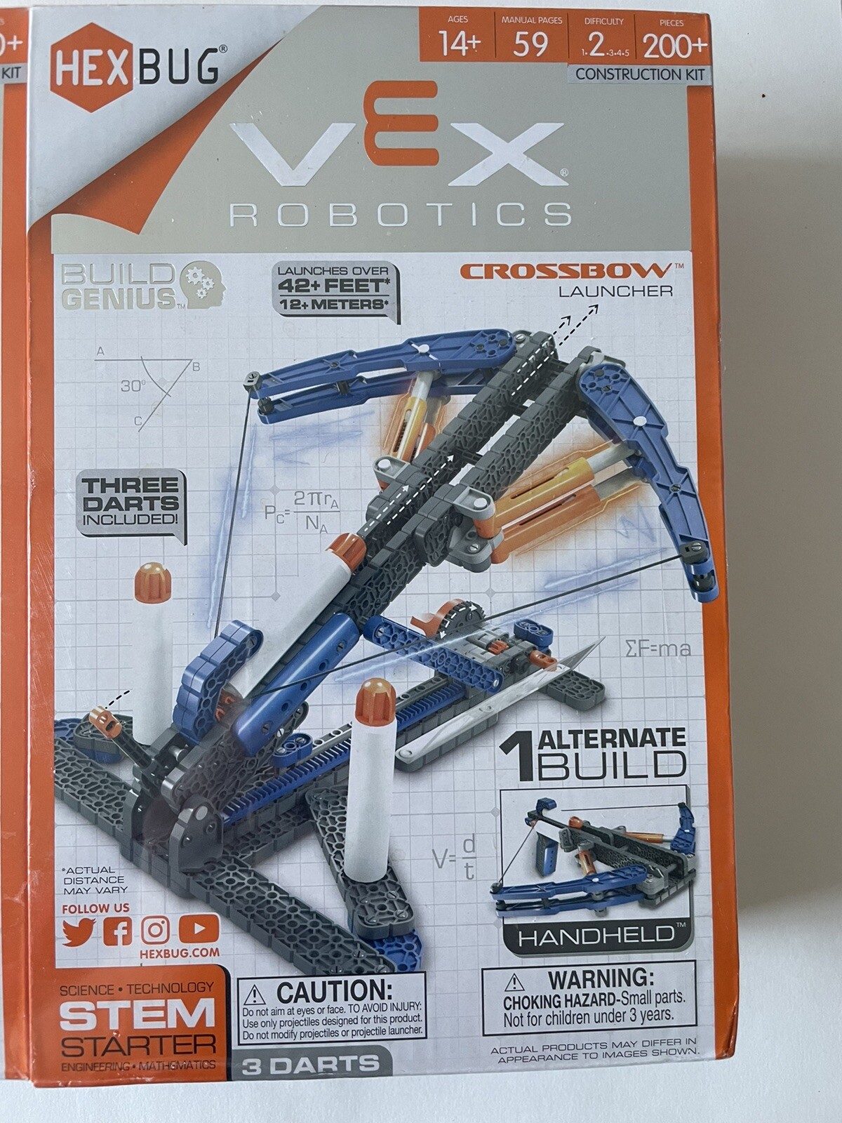 Hexbug Vex Robotics Lot of 3 STEM Starter Dart Shooter, Catapult, Crossbow – NEW