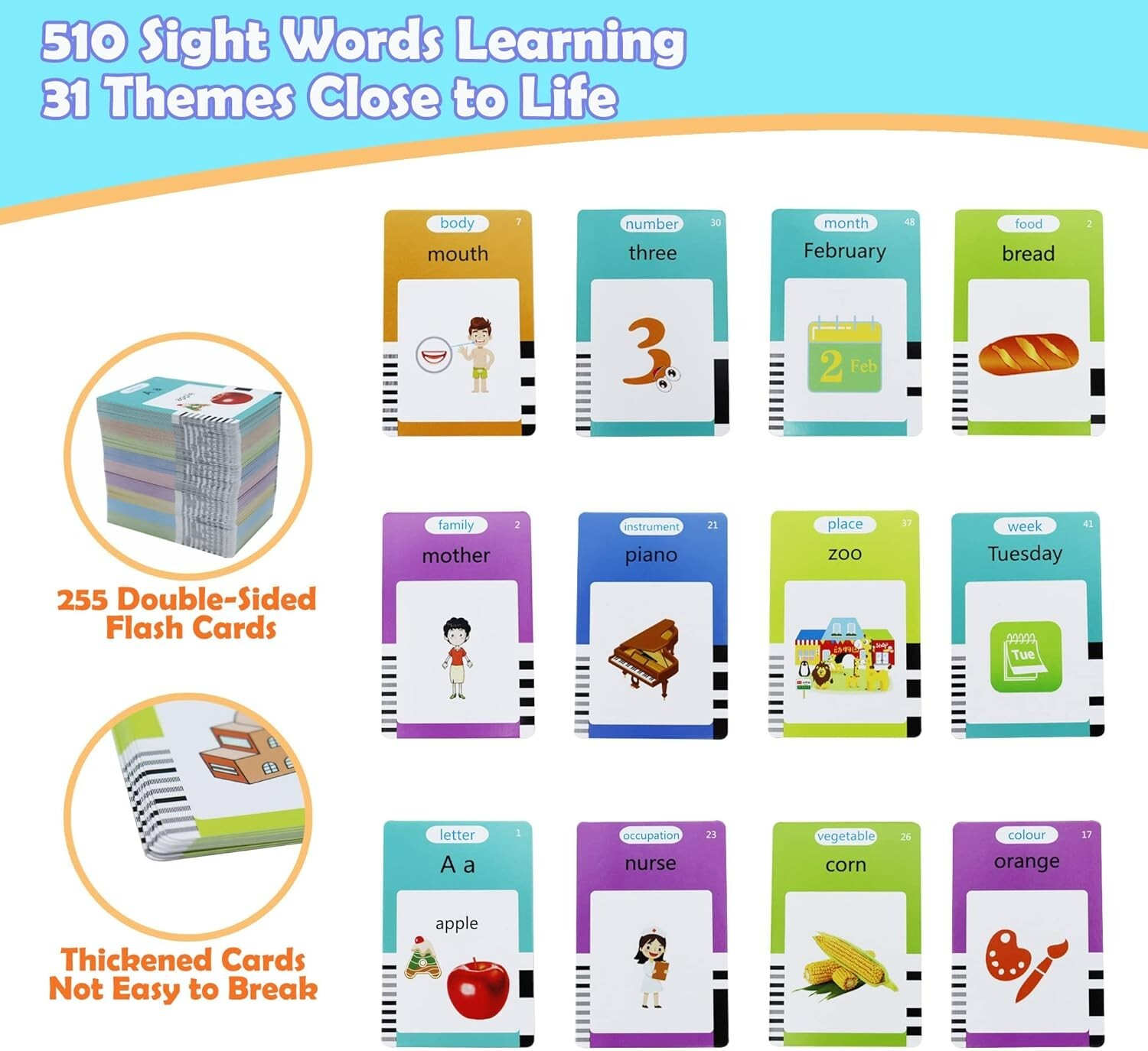 Talking Flash Cards Educational Toy 510 Words Interactive Preschool Learning …