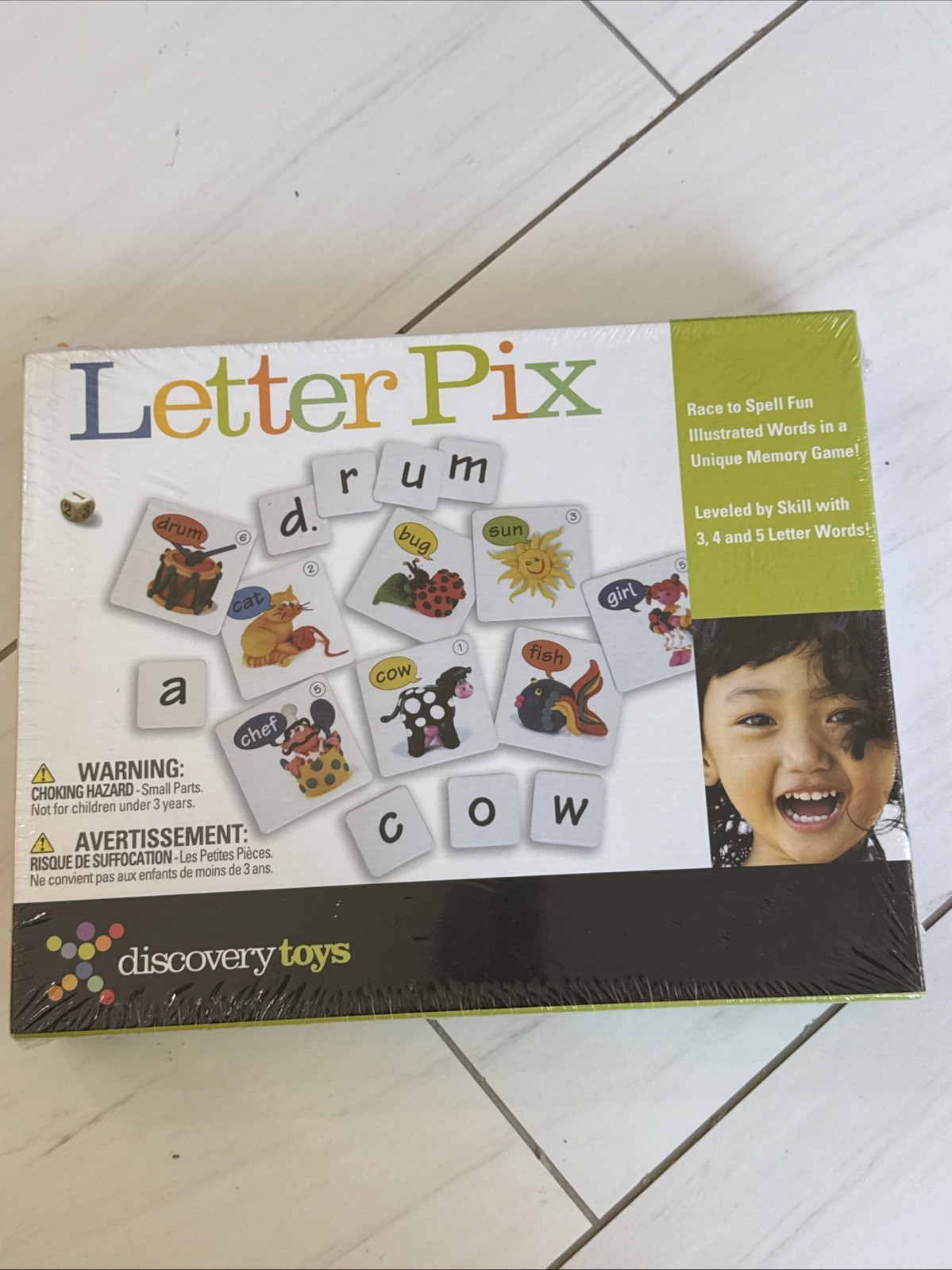 New in box -DISCOVERY TOYS – Letter Pix Educational Spell Game