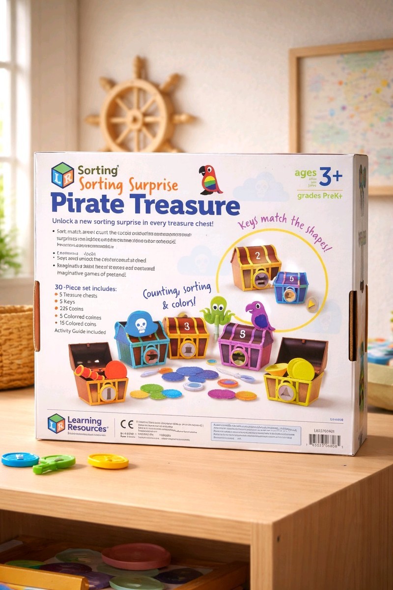 Learning Resources Sorting Surprise Pirate Treasure