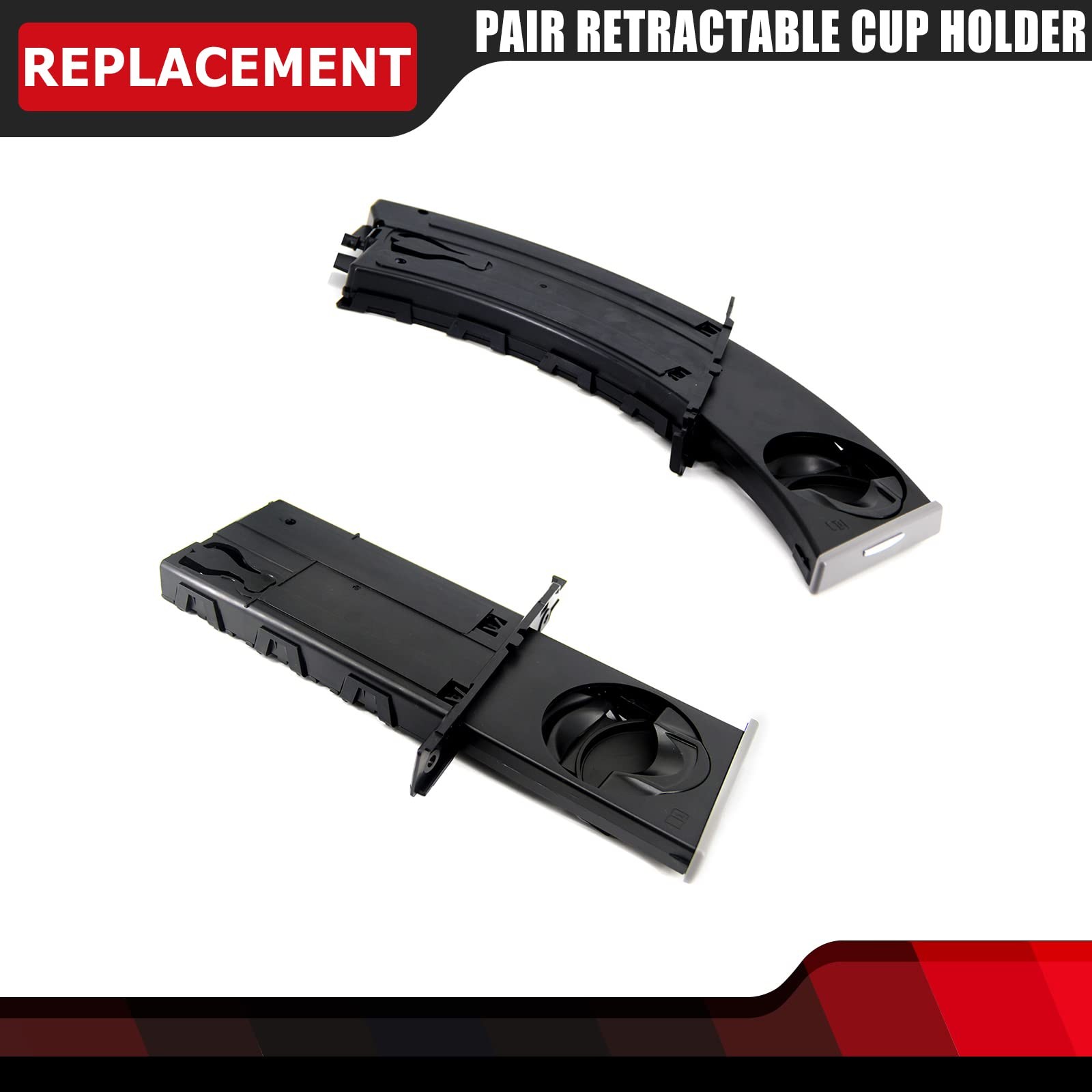 FEXON Retractable Cup Holder BMW 3 Series E90-E93 Gray