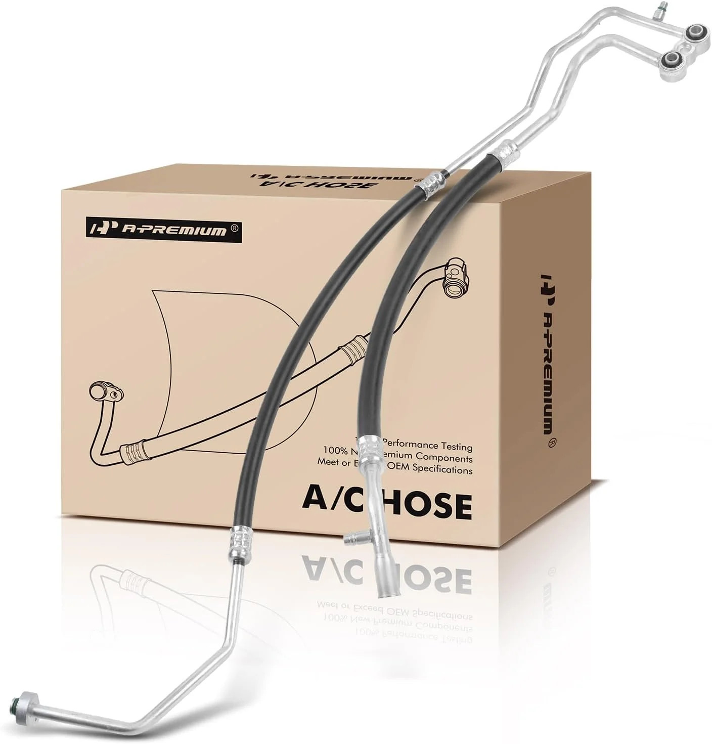 A/C Suction Hose & Discharge Line Hose Assembly Compatible with Dodge Ram