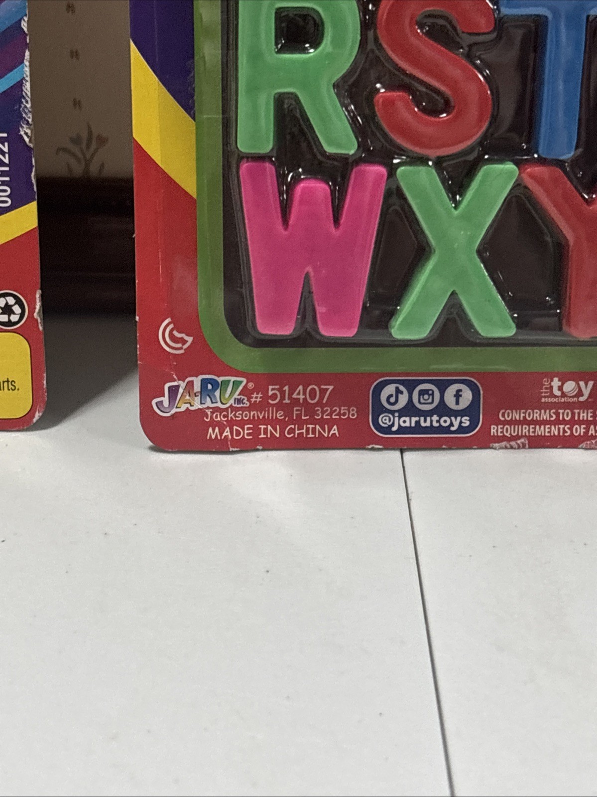 Lot Of 2 Kids Fun With A B C Letters Learning To Spell 27 pcs Each New Old Stock