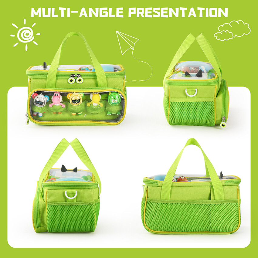 Transparent Lid Storage Bag Organizer Carrying Case Box for TONIEBOX Starter