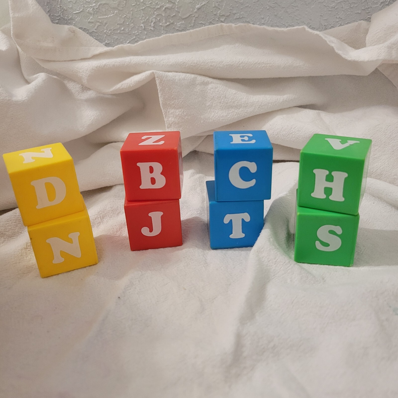 1984 Shelcore Inc Match’ N Spell School Reading Blocks Set