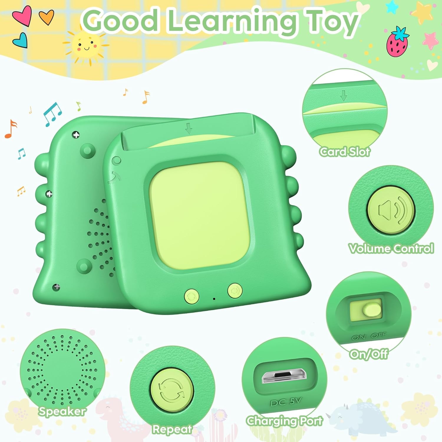 Talking Flash Cards,Kids Toddler Flash Cards with 240 Sight Words,Montessori Toy