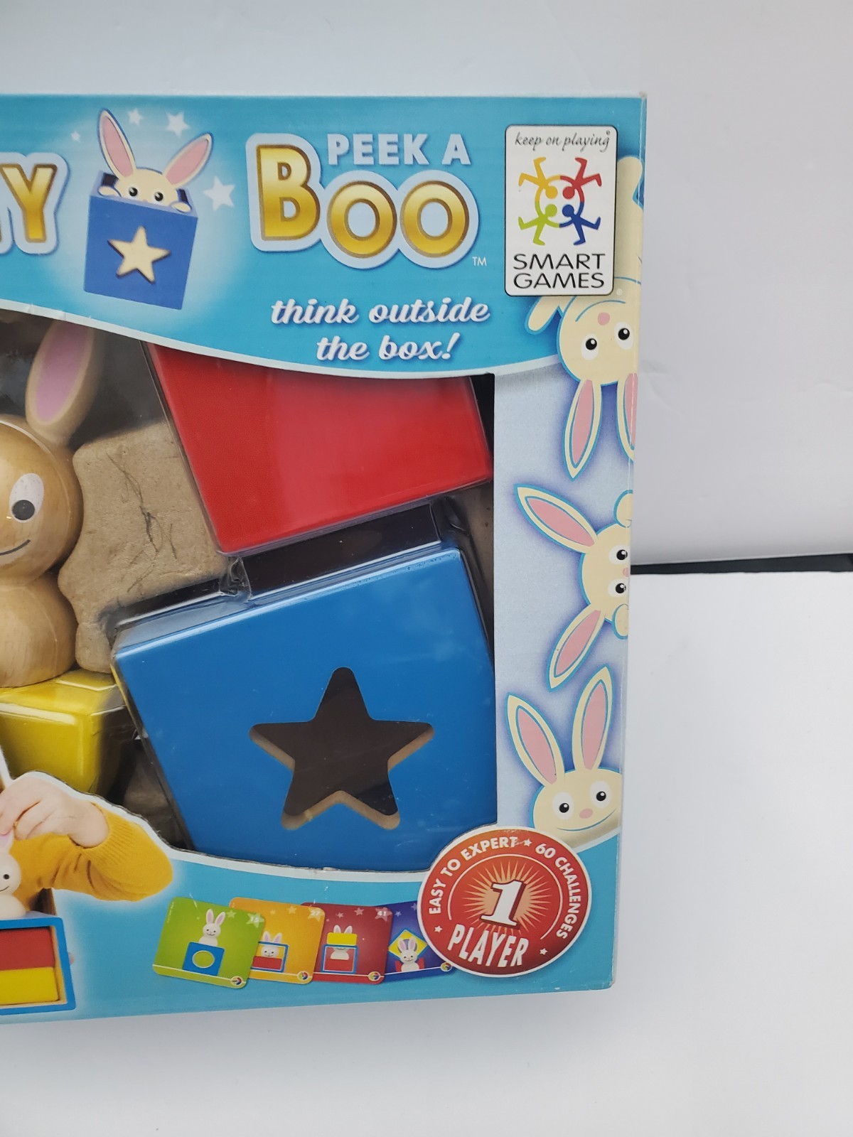 Bunny Peek A Boo Game – A Multi Level Logic Game Ages 2+ Educational NIB Awards!