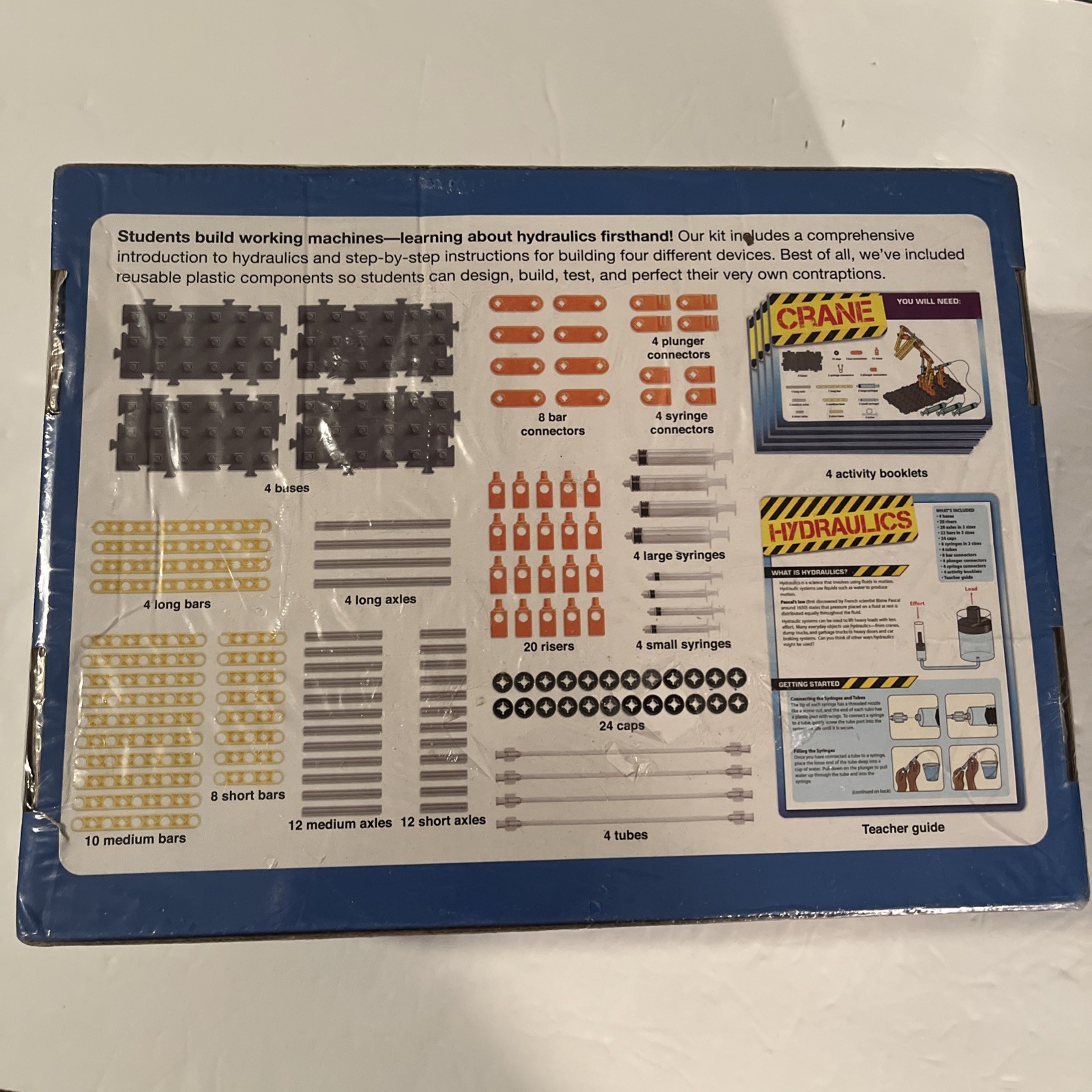 LAKESHORE STEM HYDRAULIC ENGINEERING KIT STEM – NIB SEALED GRADES 3-5 126 ps#207