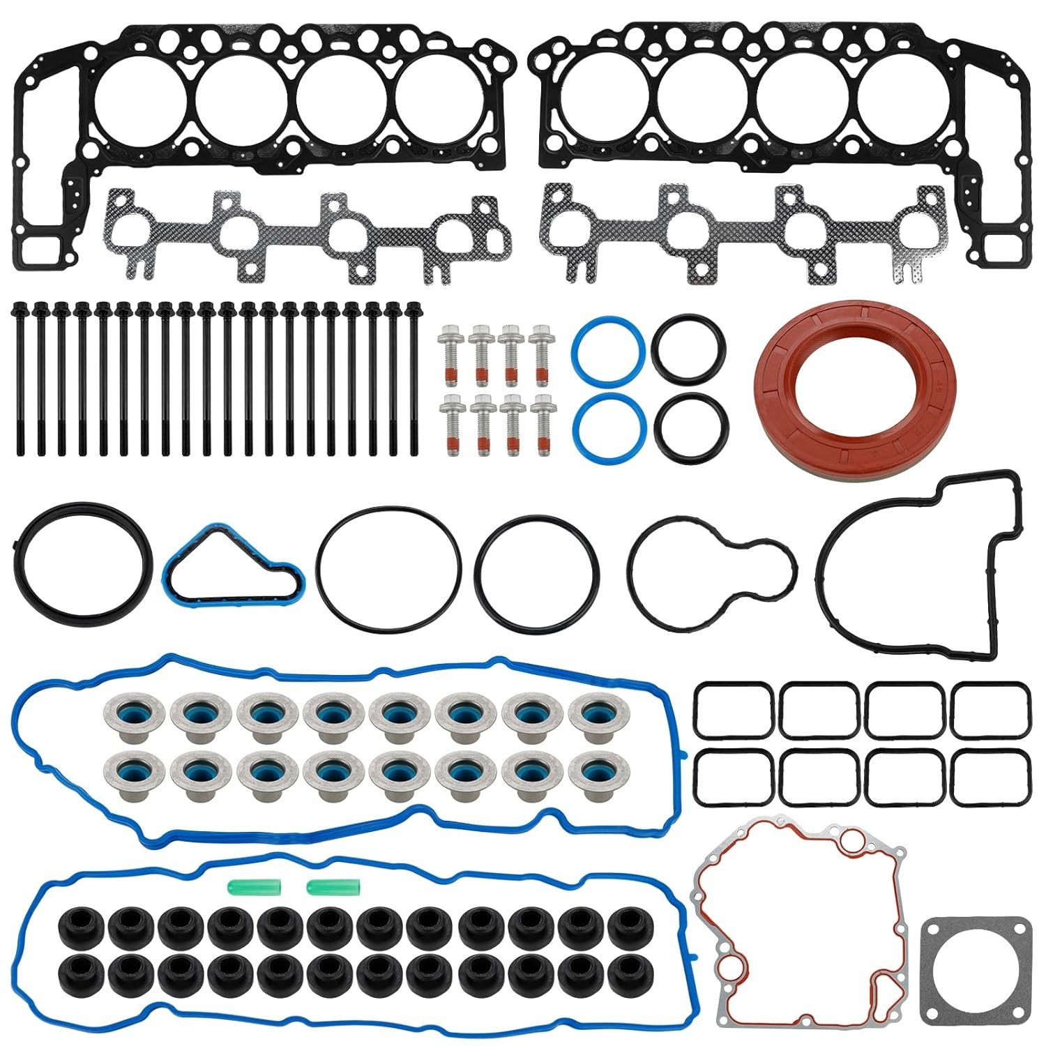 Cylinder Head Gasket Set with Bolts Compatible with Dodge Dakota Durango Ram