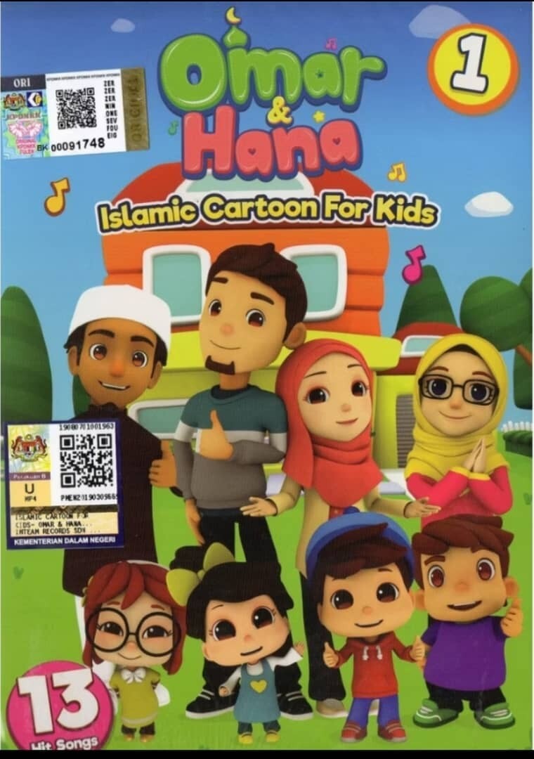 Omar & Hana DVD Islamic Cartoon For Kids Song Children Kids English Video Music