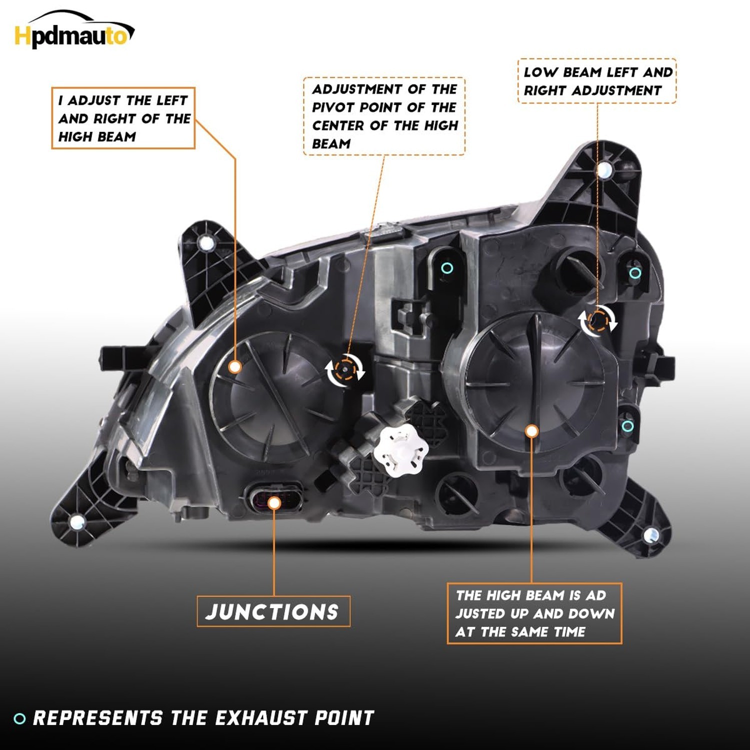 Fit for 2011-2023 Peterbilt 579 587 Class 8 Truck Projector Headlight Headlam…