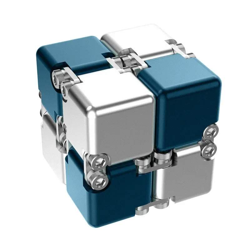 Fashion Metal Infinite Magic Cube New Unique Upgraded Disassembled Assembled