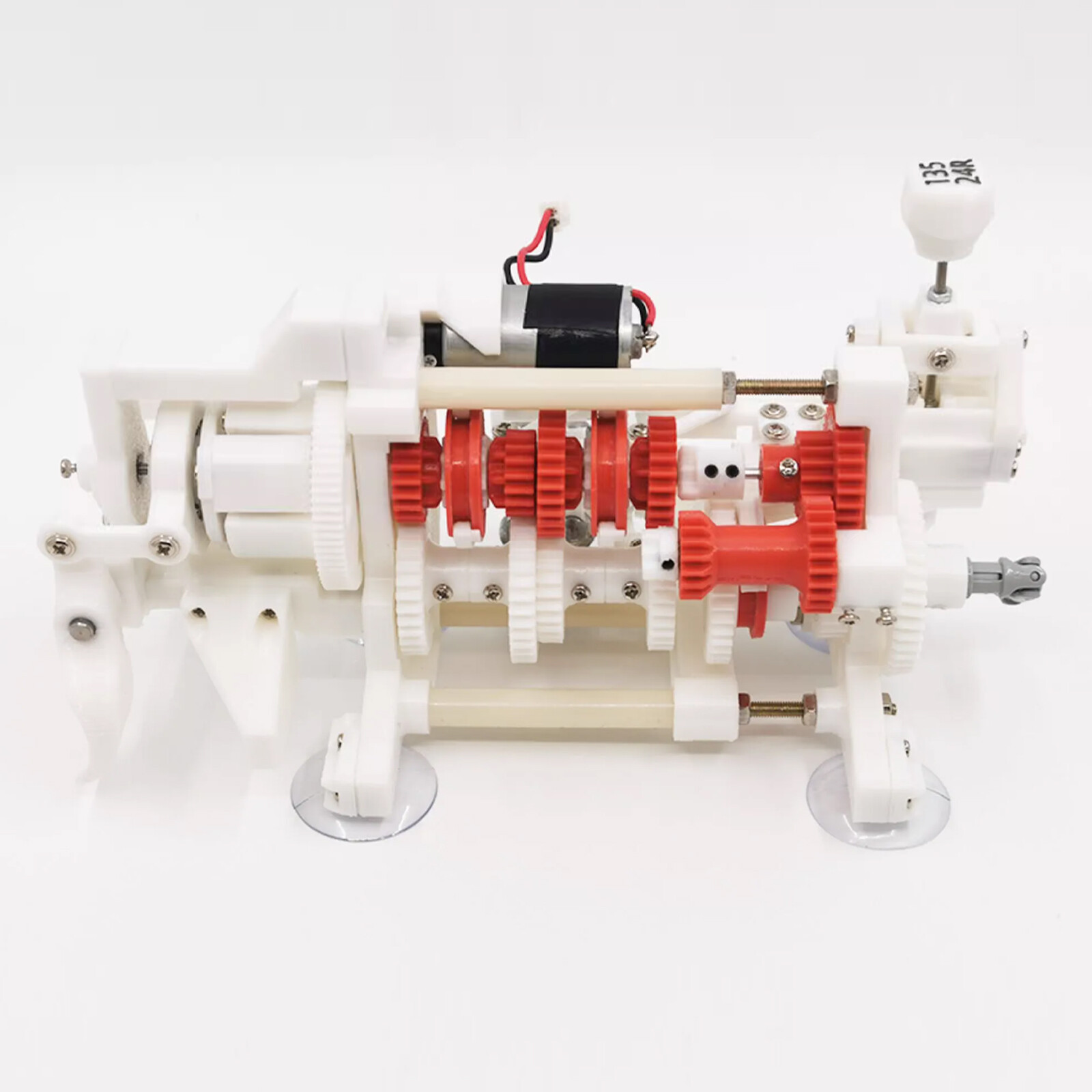 Finished 3D Printing 5MT Transmission Model Gearbox Model 5 Forward Gear+Clutch