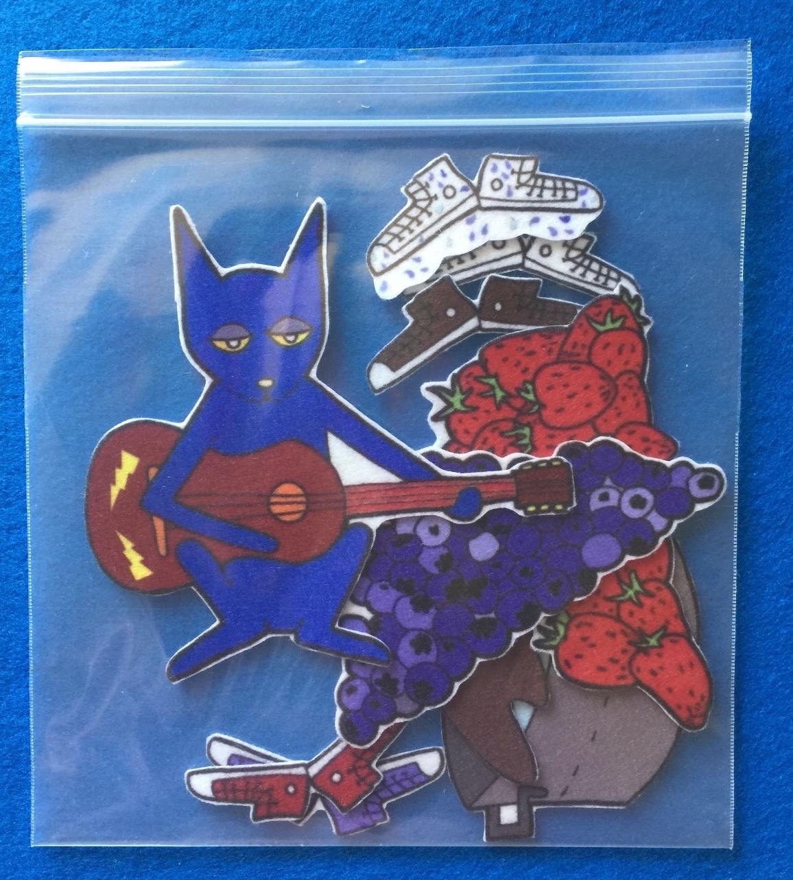 Pete the Cat I love my white shoes Felt / Flannel Board Set