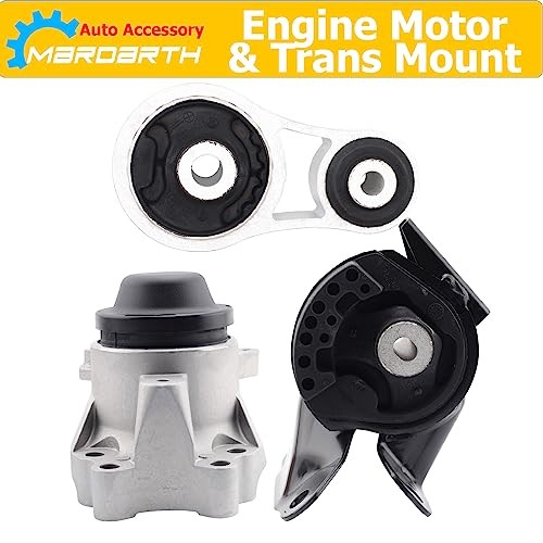 Set of 3 Engine Motor & Transmission Mount Compatible with 2010-2012 Mazda CX-9