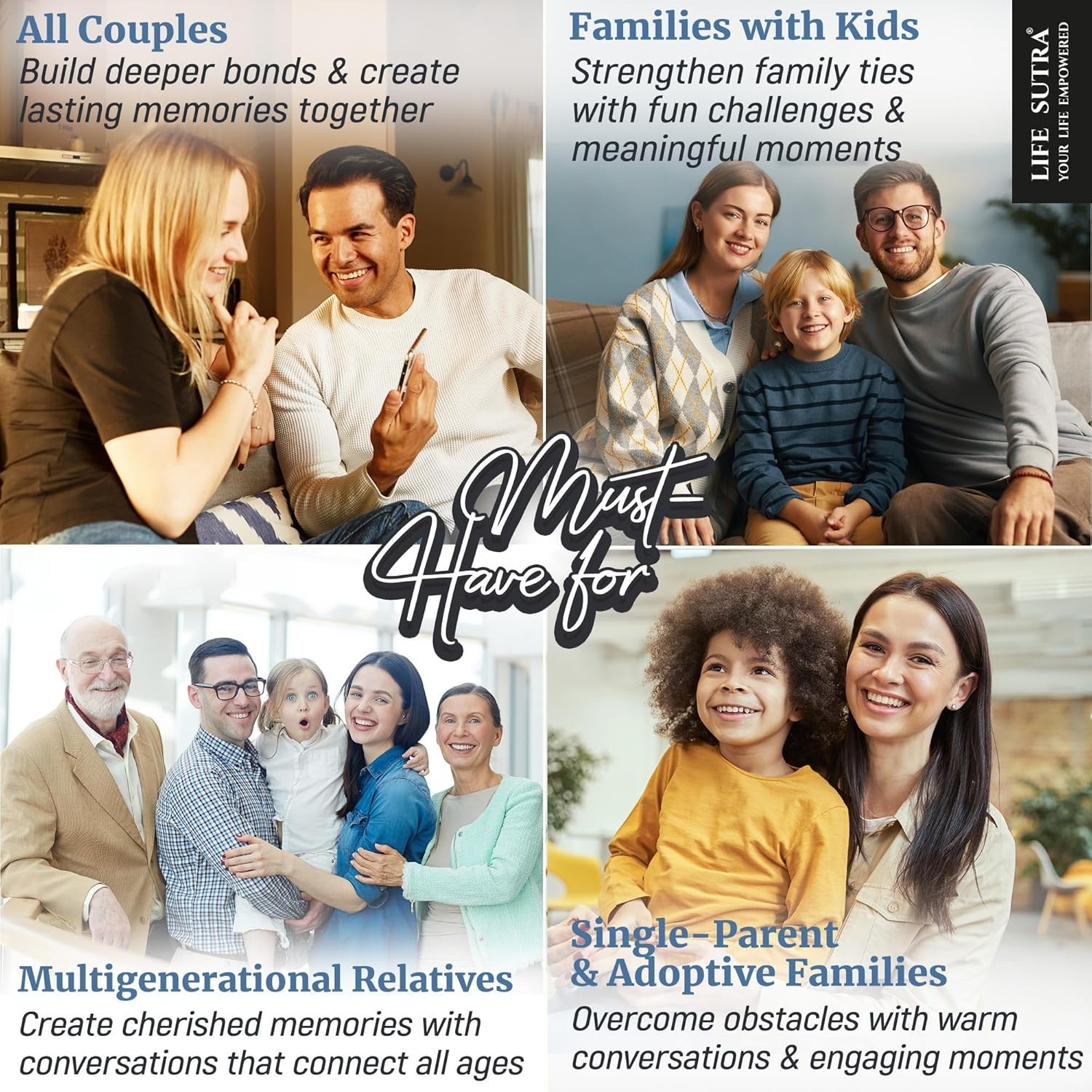 Fun Family Gift: Conversation Starters Game for Memorable Moments Together