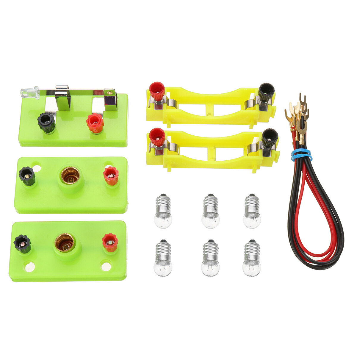 Kids School DIY Electric Circuit Kit Science Teaching Learning Experiment Toys