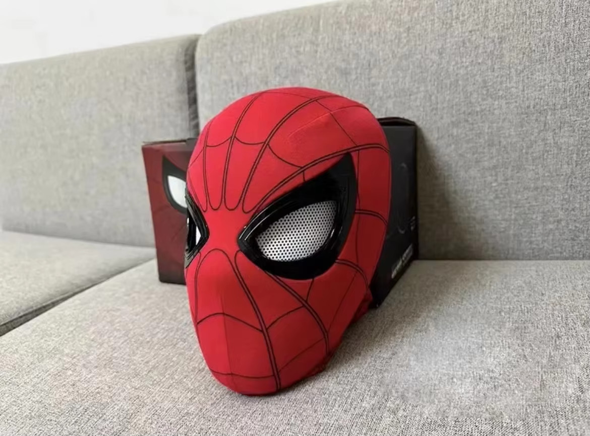 Popular Electric Spider Man Headband, Remote Control Flash USB Charging Glowing