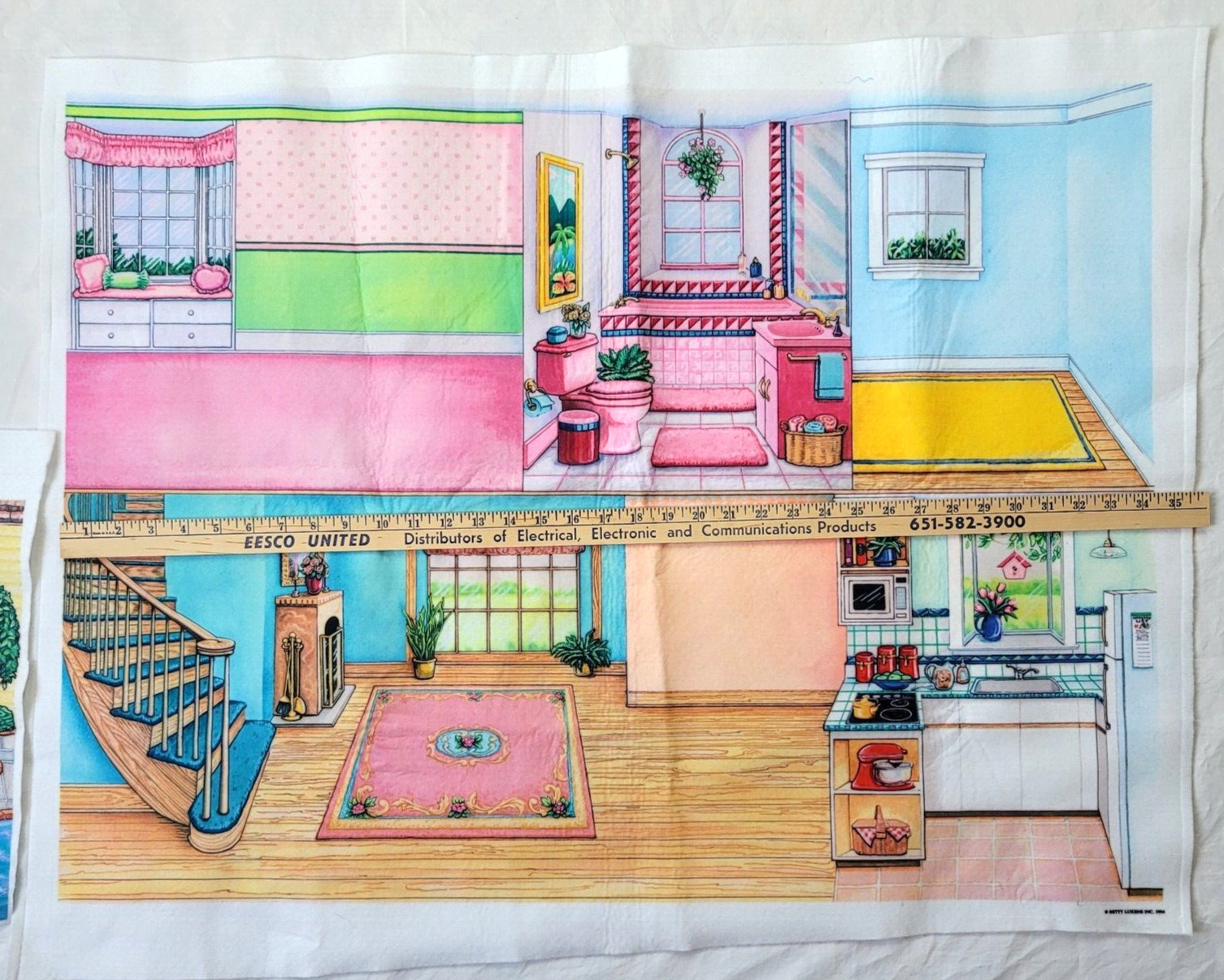 Vtg Betty Lukens Story Felt Panel Interactive Play Home School Education Fun