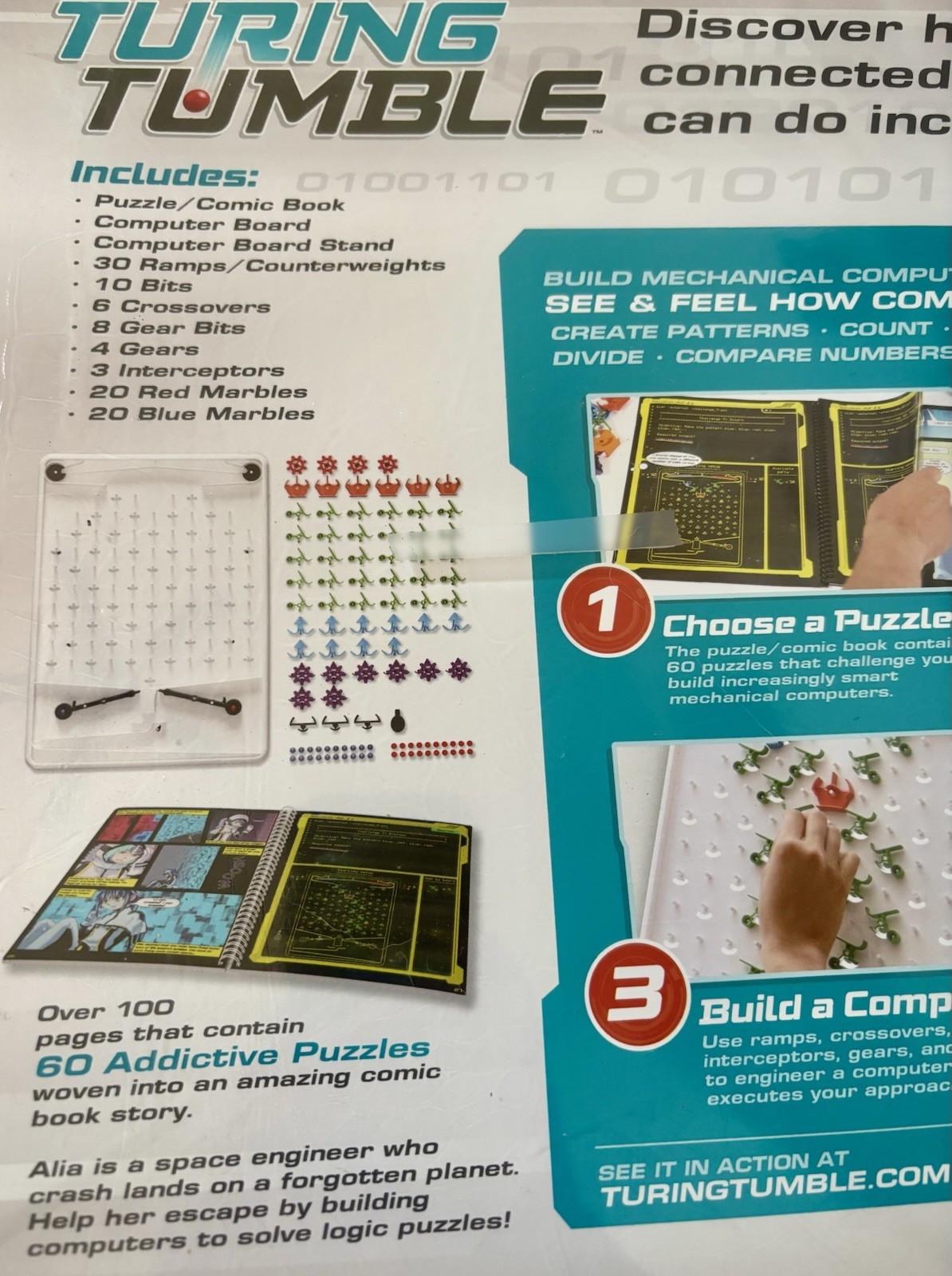 Turing Tumble Build Marble-Powered Computers – Brand New Factory Sealed STEM