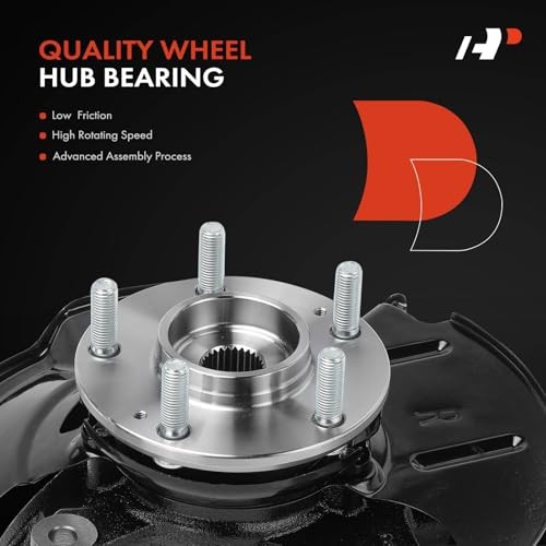 Front Right Steering Knuckle & Wheel Bearing Hub Front Right Passenger Side