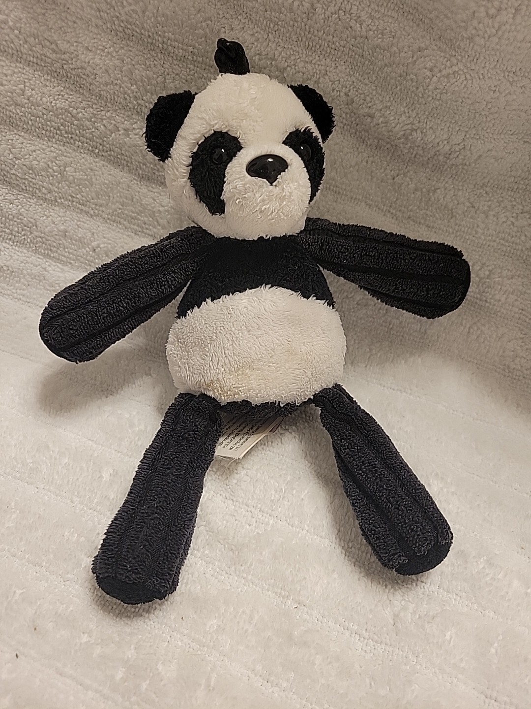Scentsy Buddy Clip Shu Shu Panda Black White Star Smells Pretty 8″