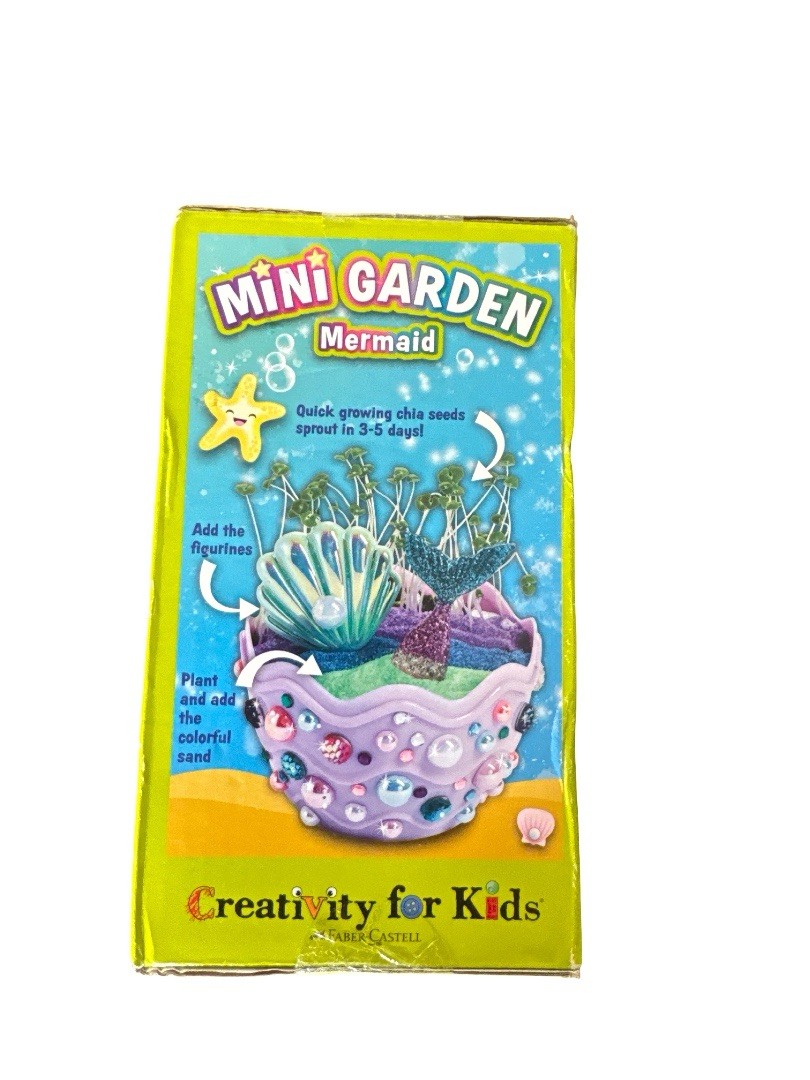 Mini Garden Mermaid Terrarium Creativity for Kids Faber Castell Best Toy Award